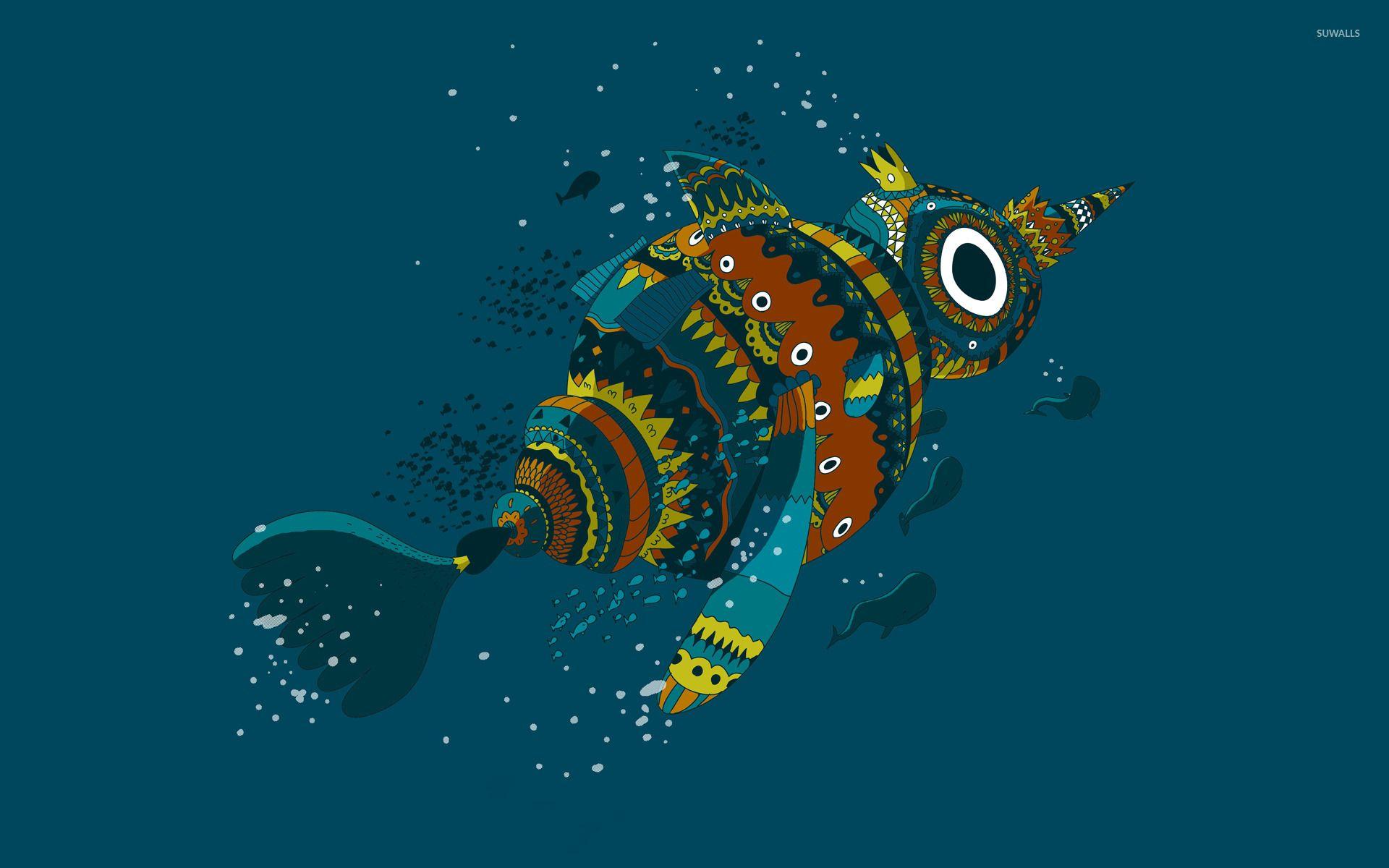 Fish Art Wallpapers - Top Free Fish Art Backgrounds - WallpaperAccess