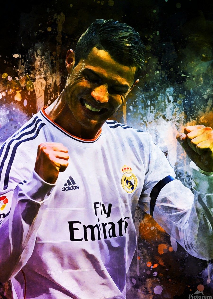 900x1260 Cristiano Ronaldo by Coolbits Artworks Wall Art