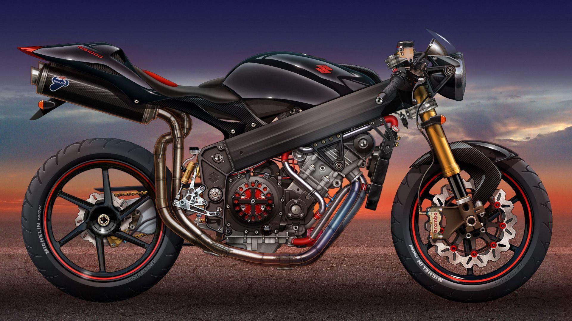 1920x1080 Suzuki GS Wallpaper. Suzuki Motorcycle