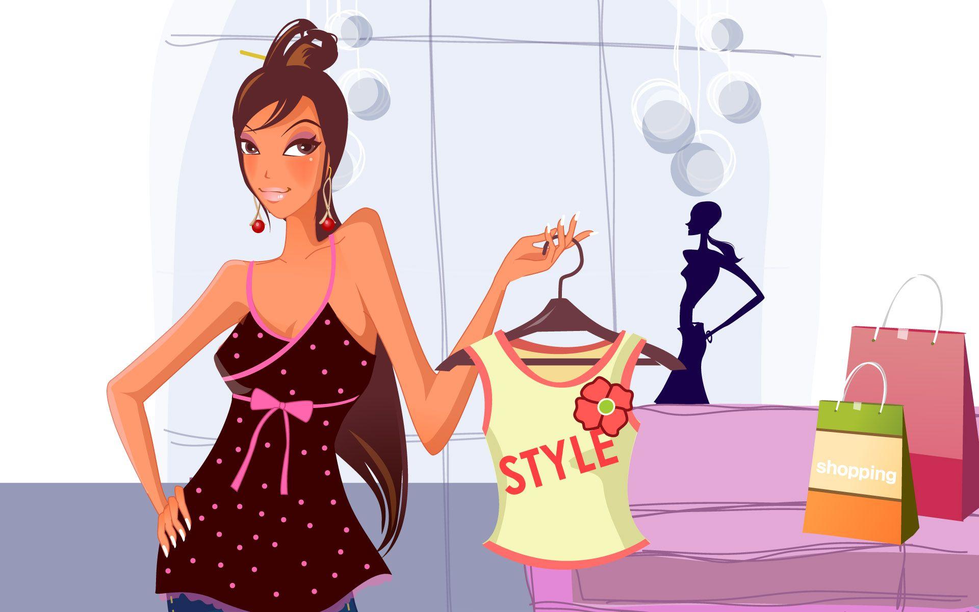 1920x1200 Fashion Illustration Women Wallpaper 18423 women