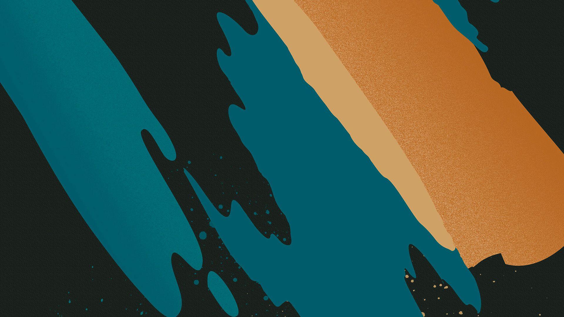 1920x1080 Paint Abstract Background Htc Dark Orange Blue Pattern Wallpaper