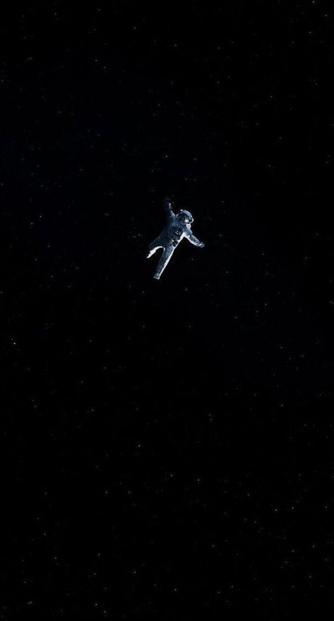 astronaut in space alone