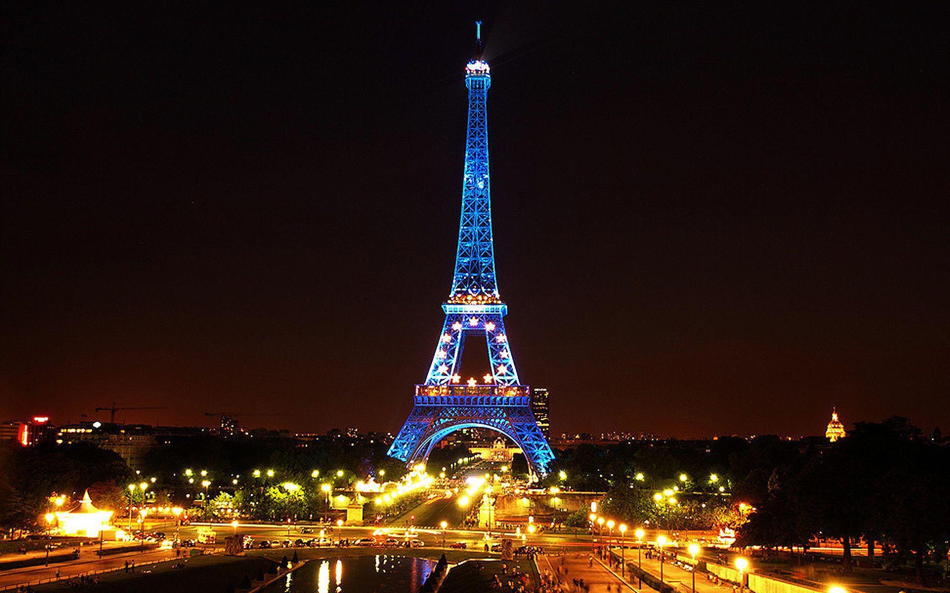 1920x1200 Paris Night Wallpaper