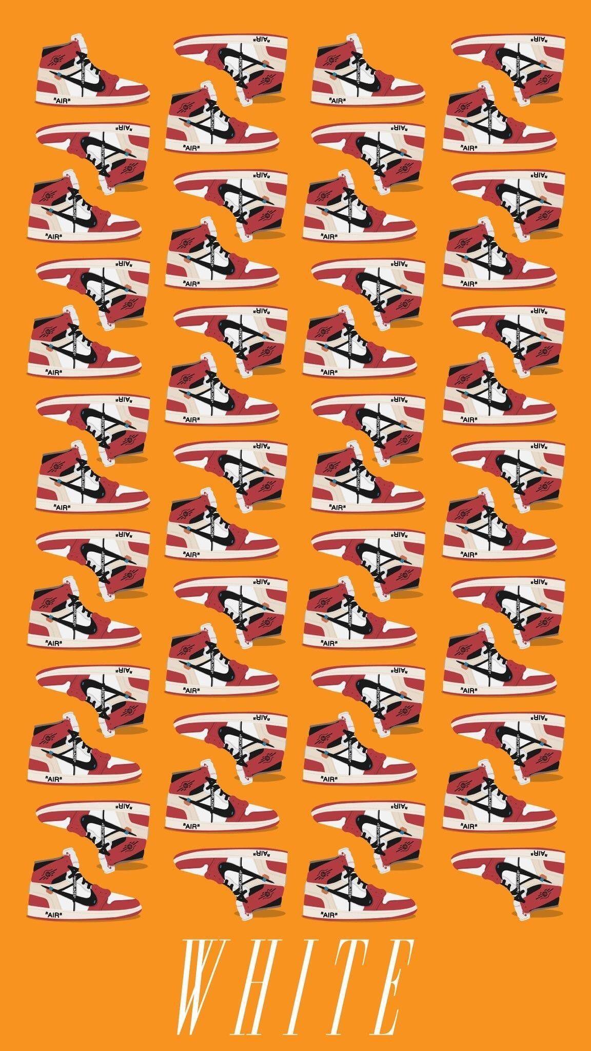 1152x2048 Off White Wallpaper. Nike art, Nike