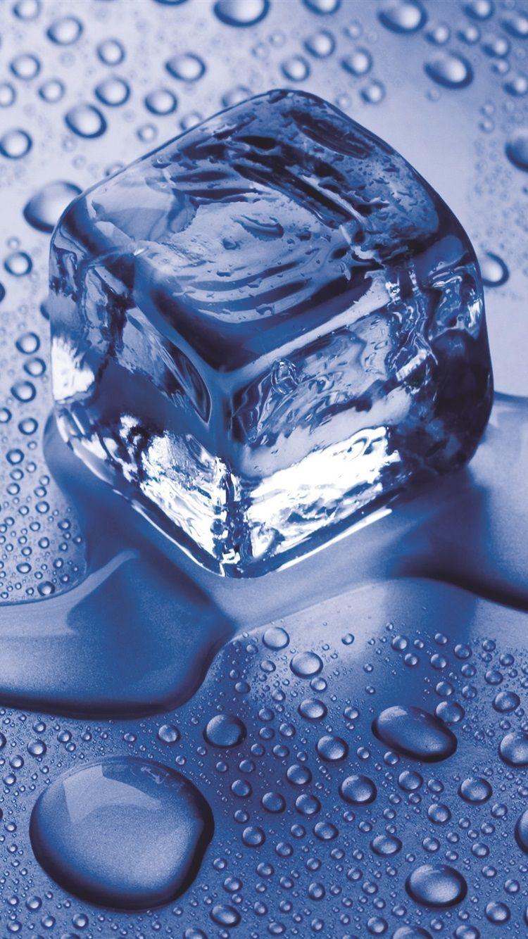 750x1334 Ice Cube, Water, Blue Style 750x1334 IPhone 8 7 6 6S Wallpaper, Background, Picture, Image