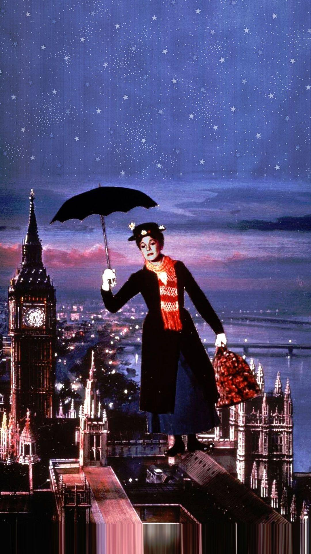 Mary Poppins iPhone Wallpapers  Top Free Mary Poppins iPhone Backgrounds   WallpaperAccess