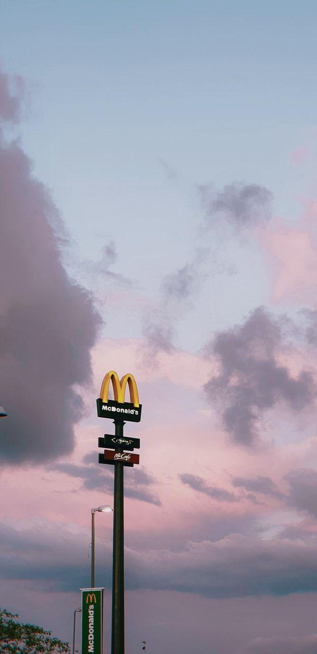 622x1280 McDonald's, aesthetic, clouds and grunge