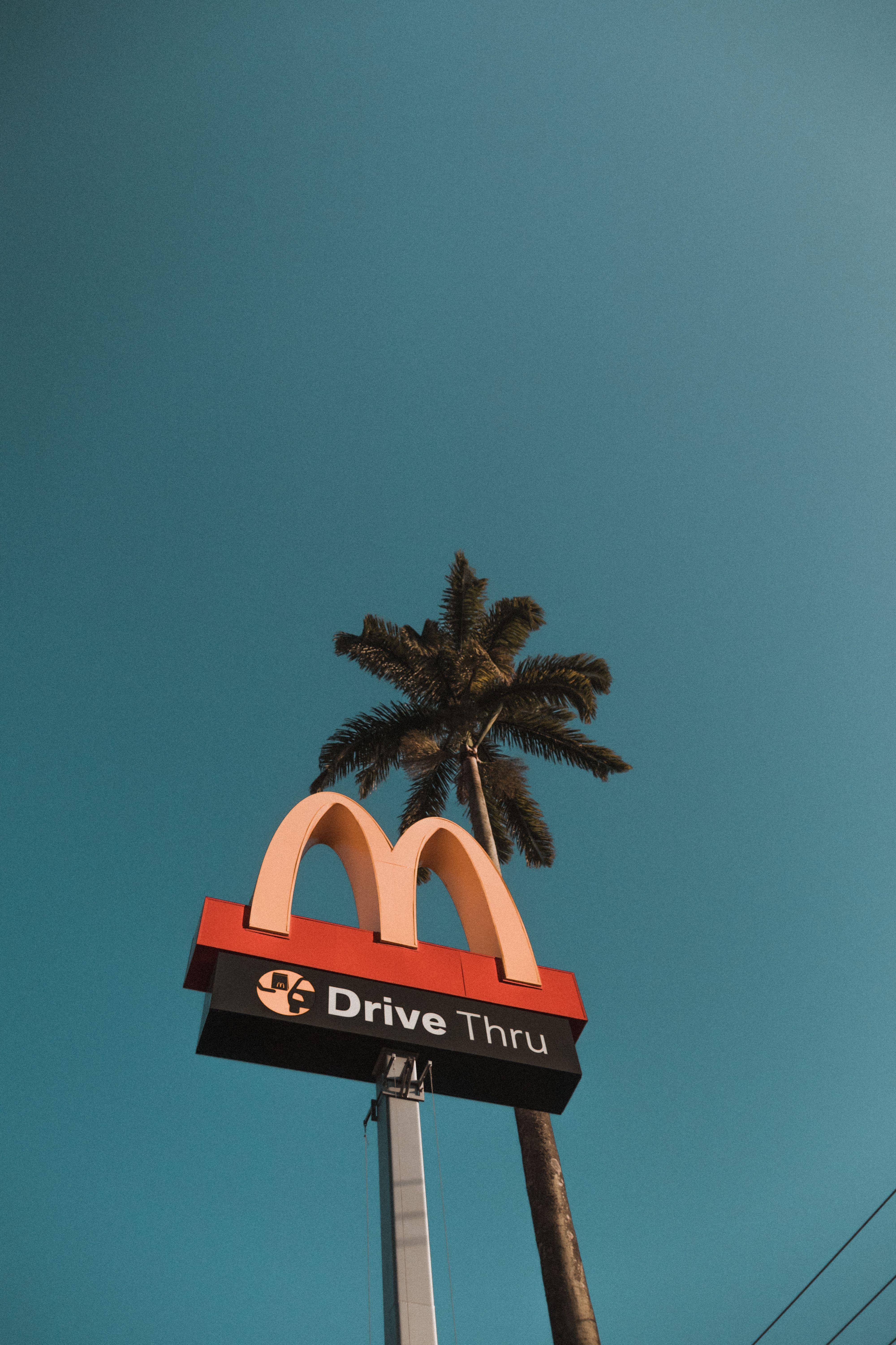 4000x6000 Mcdonald Drive Thru Road Signage · Free