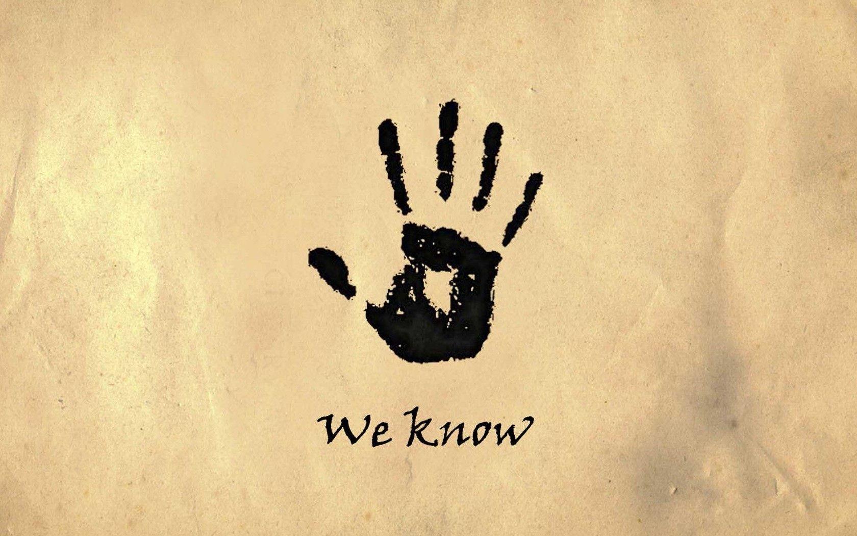 1680x1050 The Elder Scrolls V: Skyrim, #Dark Brotherhood, #handprints