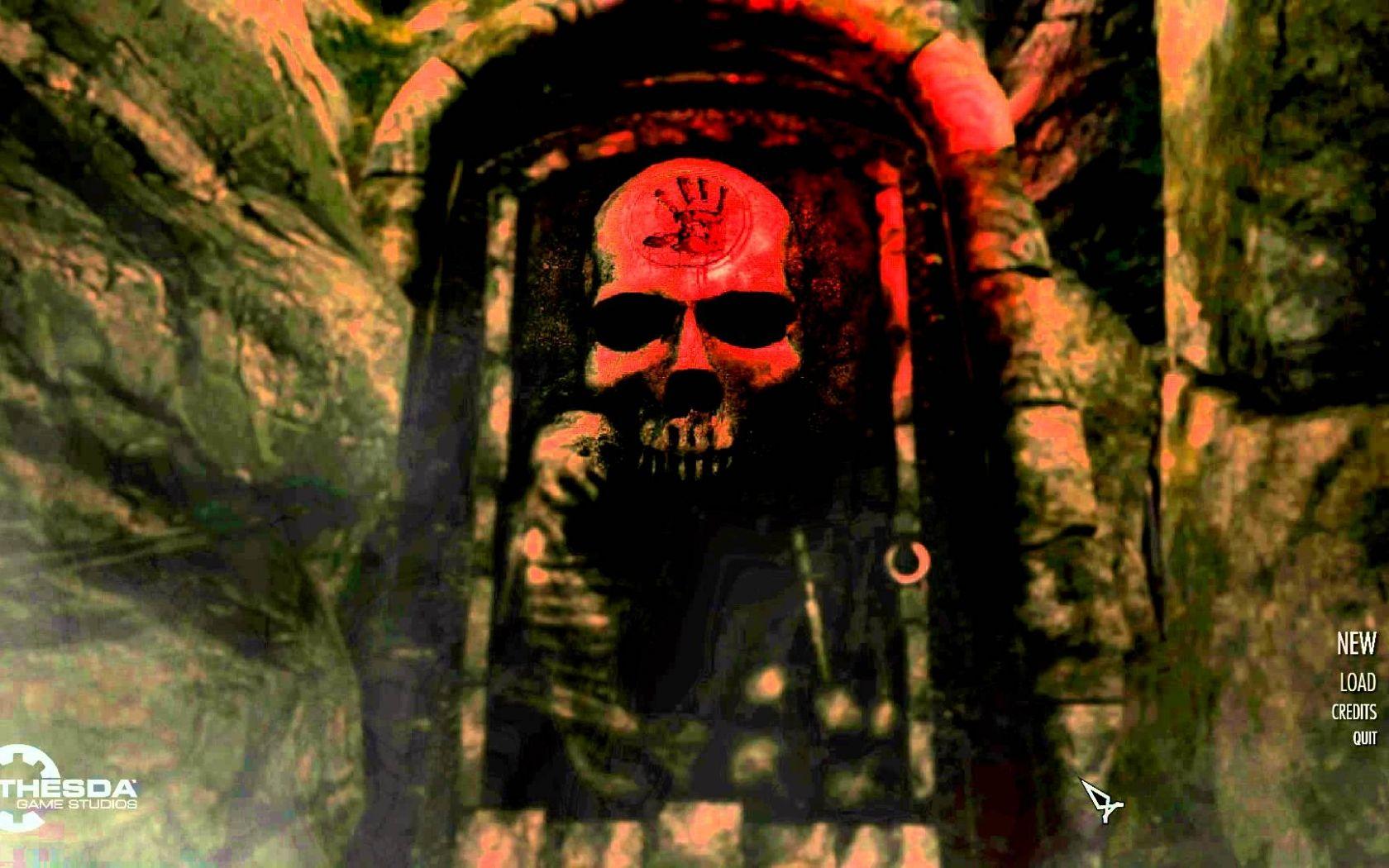 1680x1050 Free download Skyrim Custom Main Menu Background Dark Brotherhood