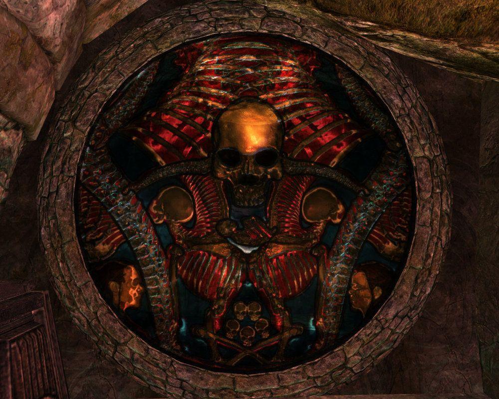 1000x800 stained glass dawnstar sanctuary skyrim