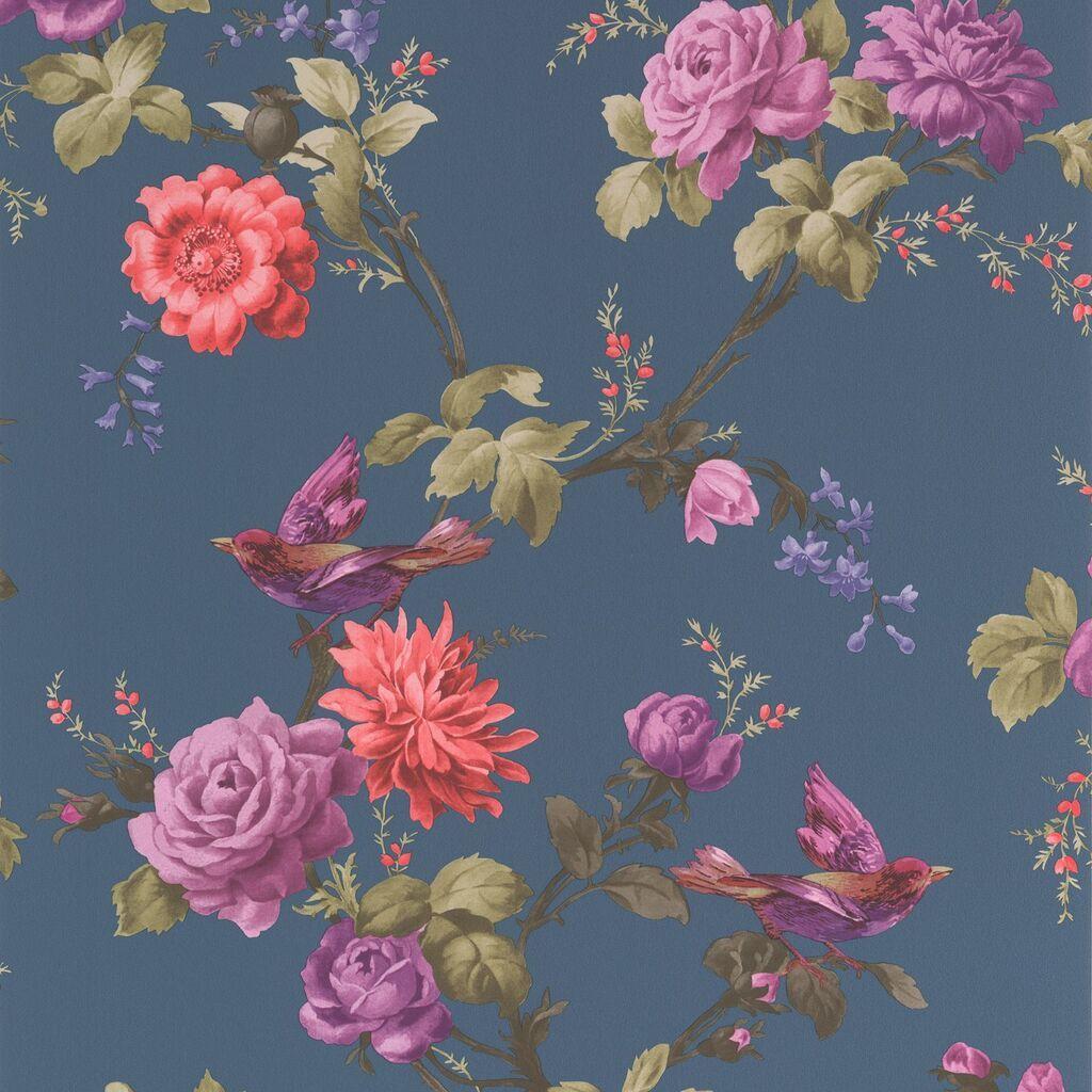 1024x1024 Oriental Blue Wallpaper