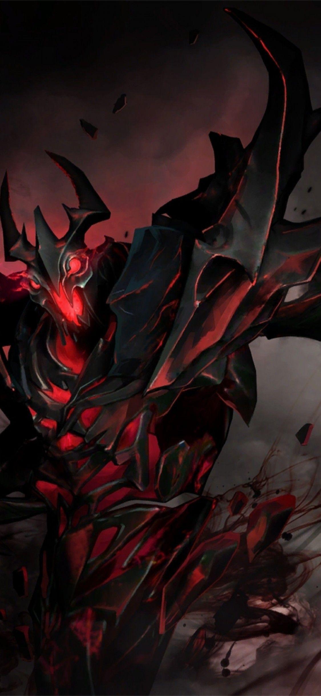 1125x2436 Download 1125x2436 Dota Shadow Fiend, Dark, Hero Wallpaper