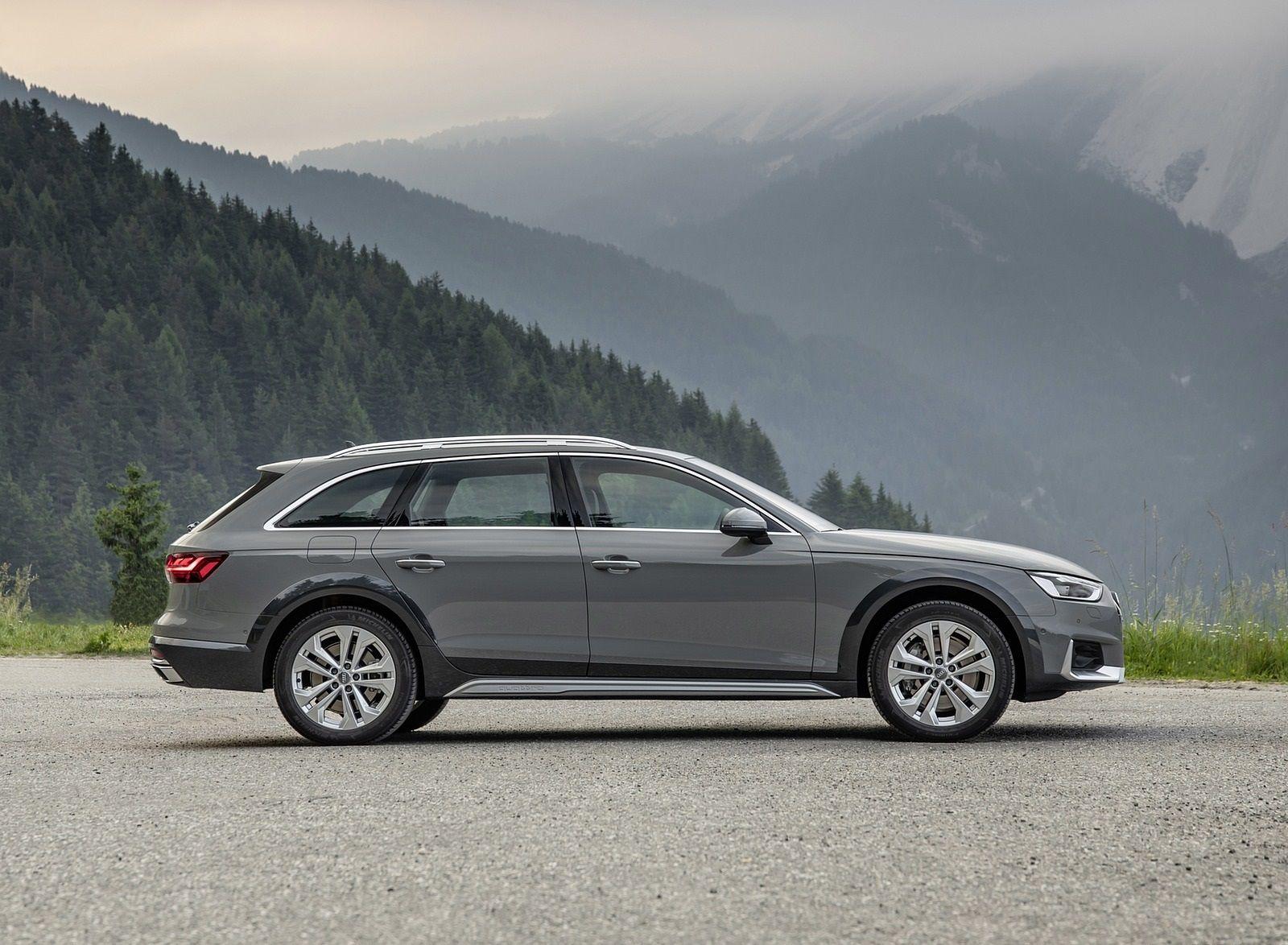 1600x1174 Audi A4 allroad (Color: Quantum Gray) Side Wallpaper