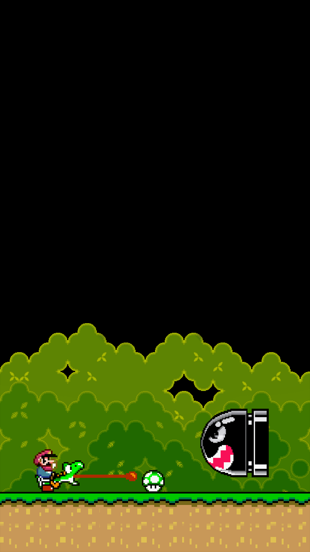1080x1920 Amoled phone wallpaper Mario World. Background Wallpaper