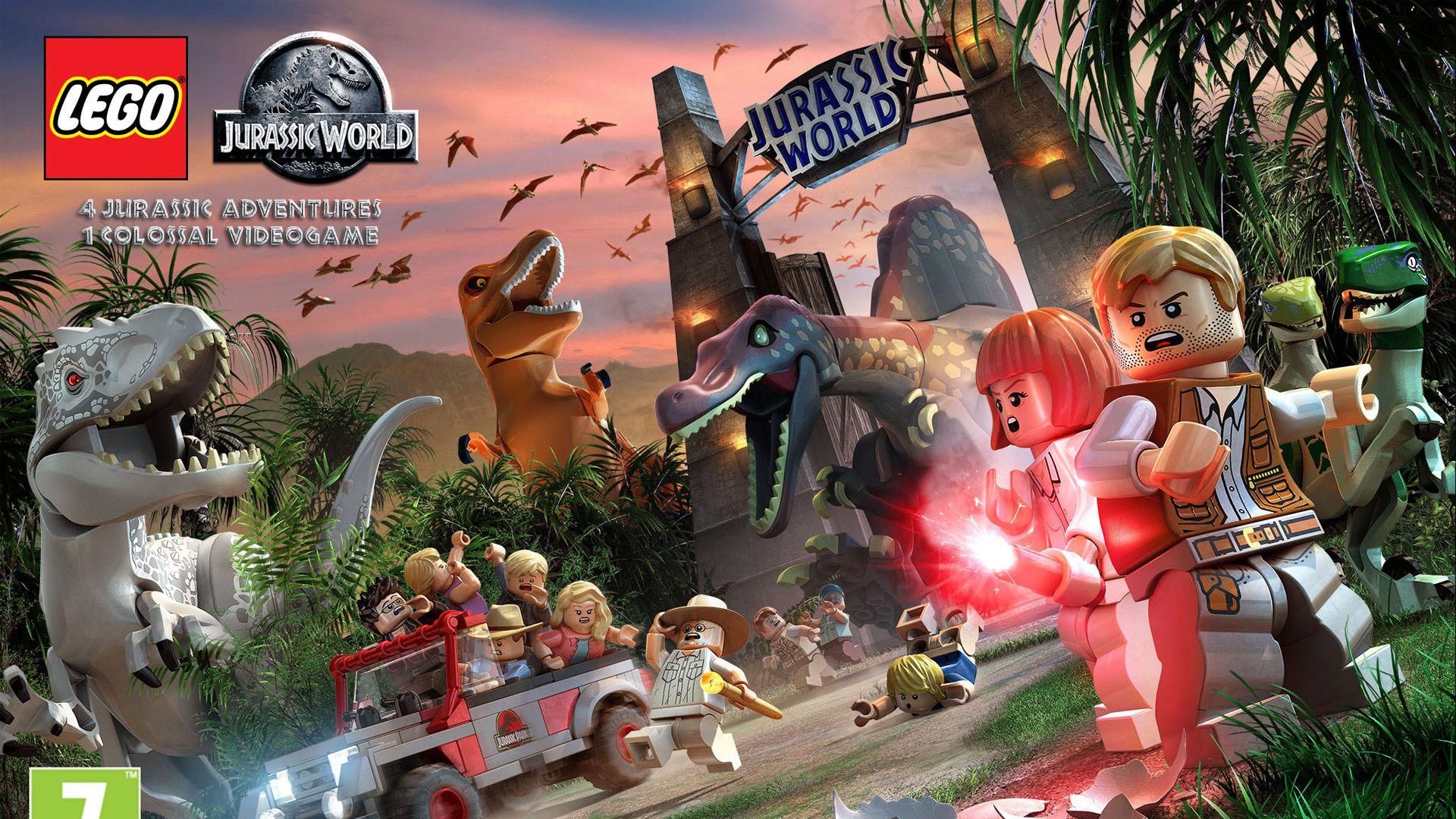 1920x1080 Lego Jurassic World wallpaper 2