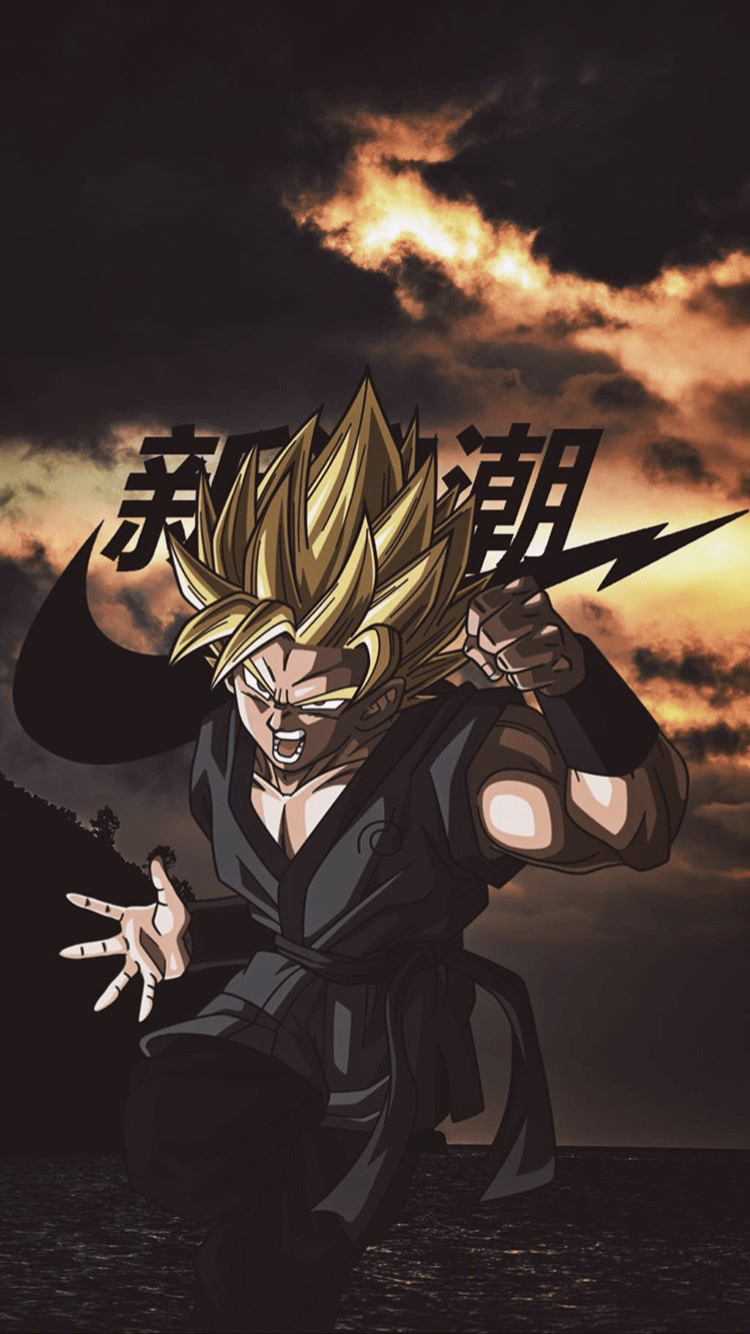 750x1334 Anime Nike Wallpaper