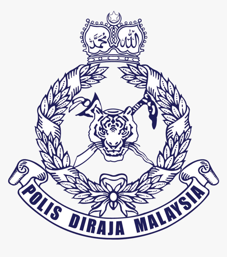 860x975 Transparent Malaysia Flag Png Malaysian Police Logo, Png