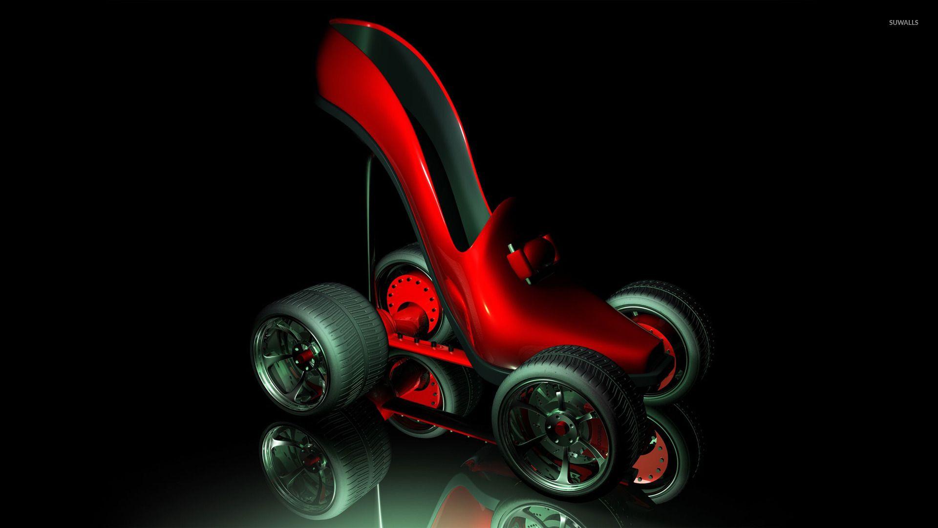 1920x1080 Free download Fancy roller skates wallpaper 3D wallpaper 24230