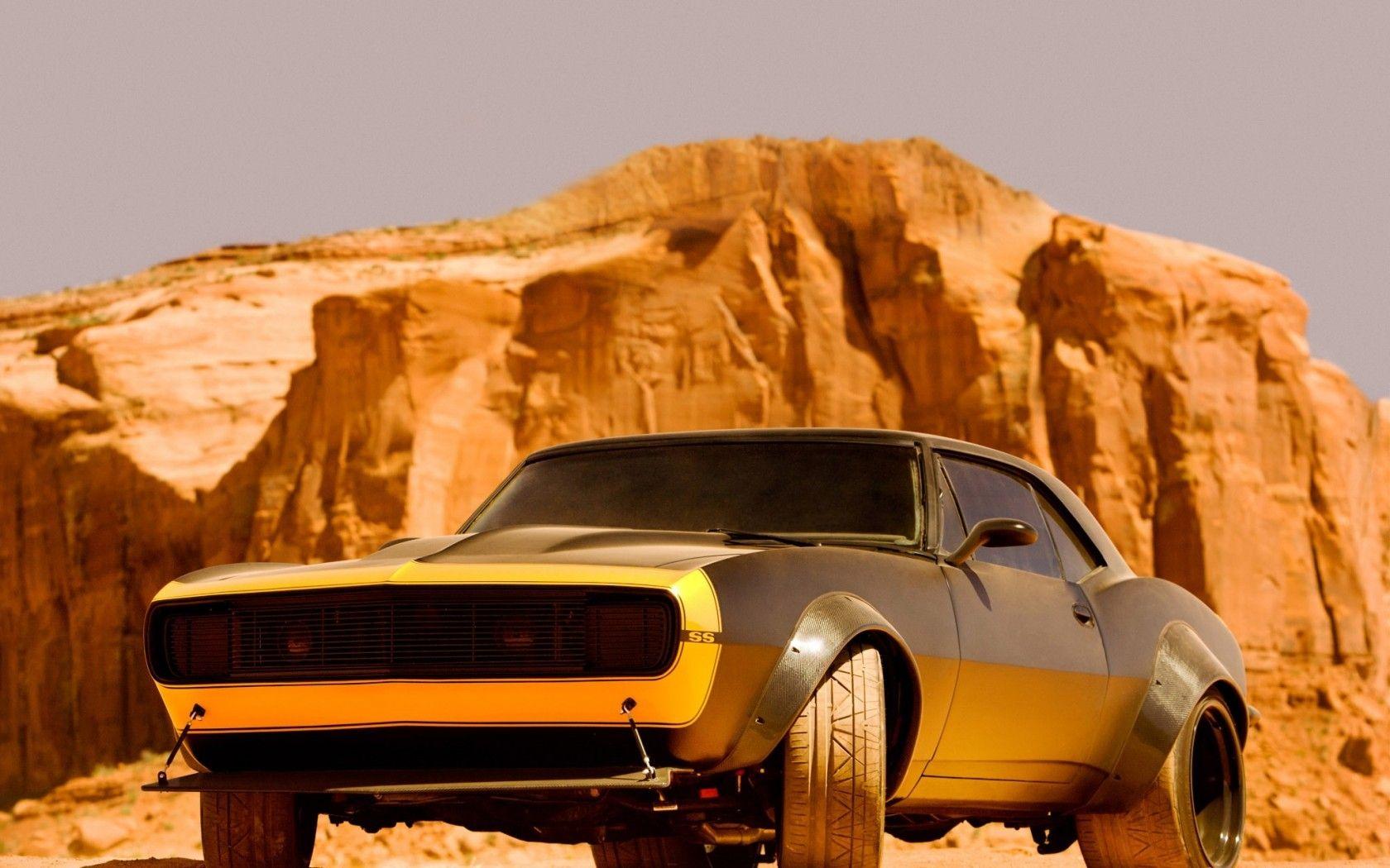 1680x1050 Download 1680x1050 Chevrolet Camaro Ss, Yellow, Front View, Classic, Cars Wallpaper for MacBook Pro 15 inch