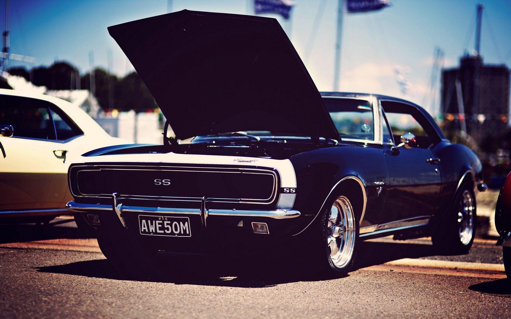 1680x1050 Download wallpaper 1680x1050 american cars, muscle, stylish, car widescreen 16:10 HD background