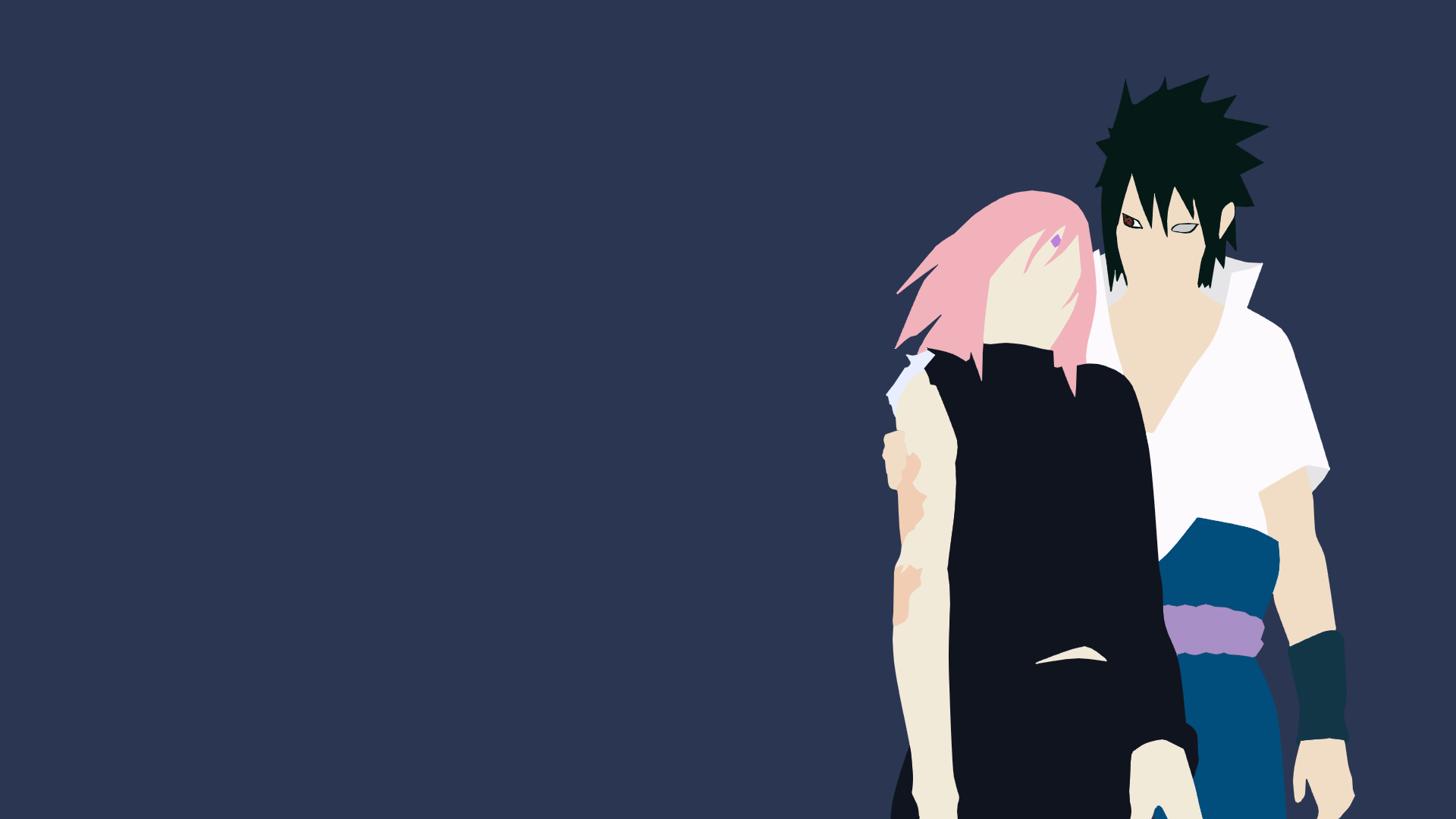 1920x1080 Sasuke & Sakura HD Wallpaper