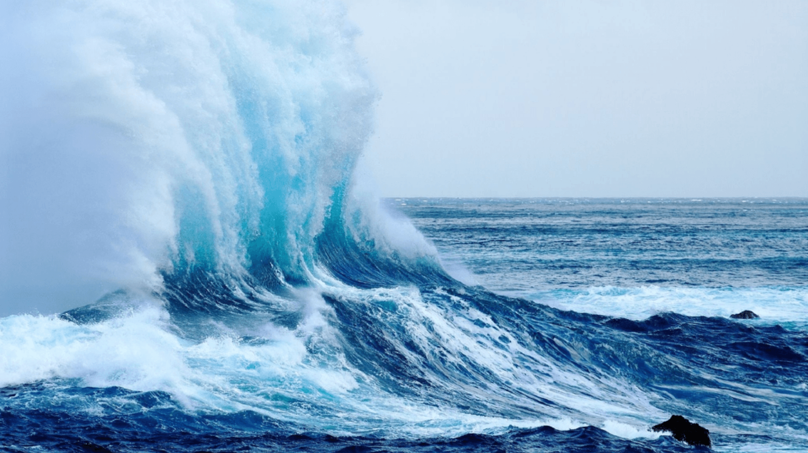 1600x898 Weird Wallpaper Center: Ocean Waves Wallpaper for Desktop Laptop
