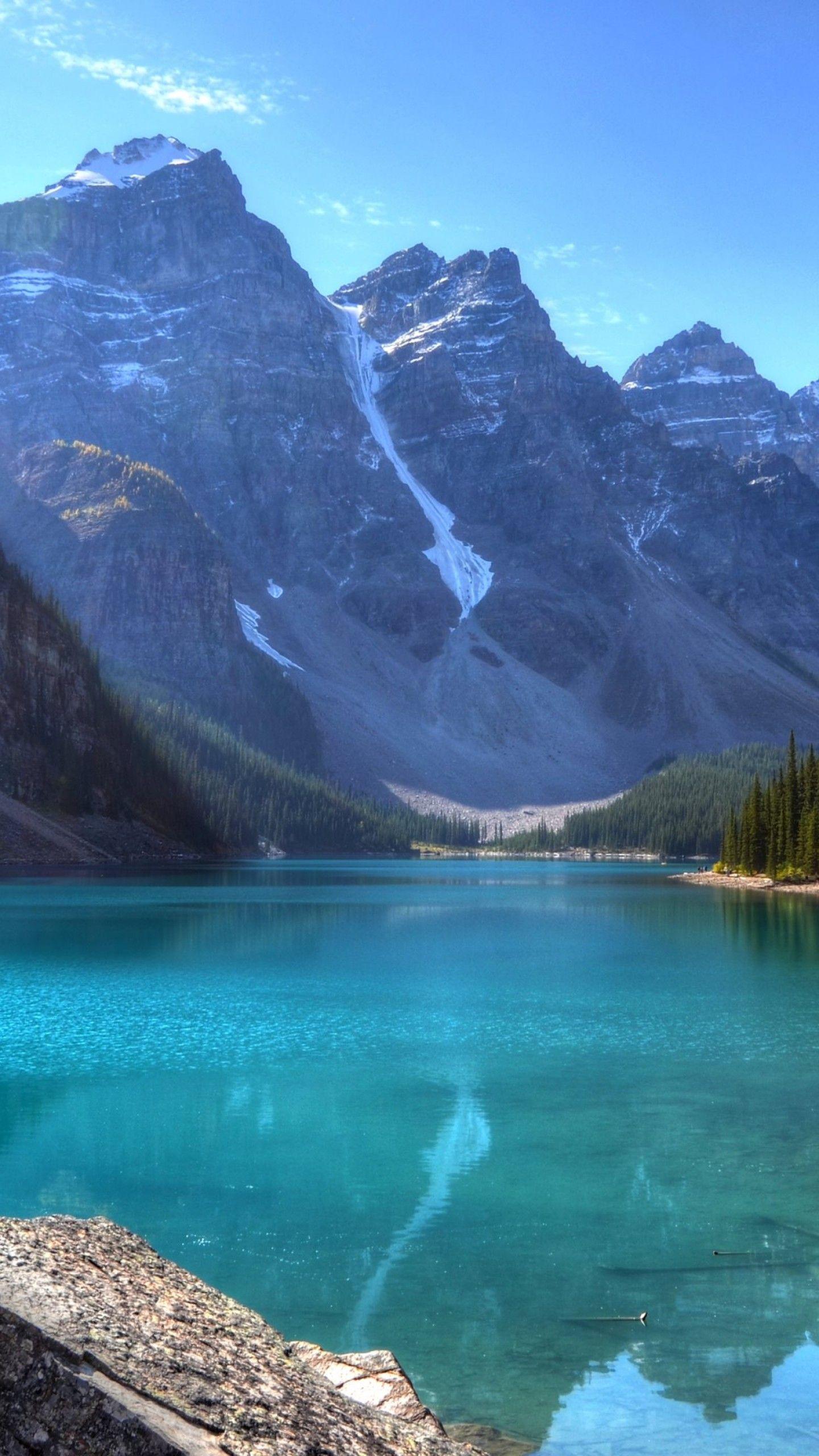 1440x2560 Wallpaper Lake, 4k, HD wallpaper, Mountains. Forest, Pine, OS