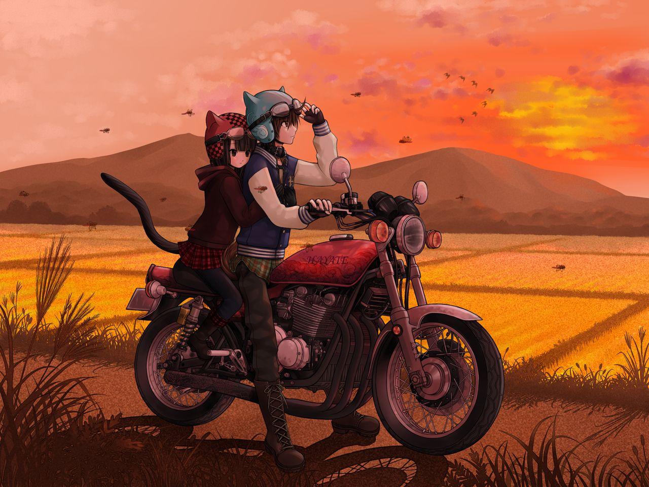 Anime Biker Girl Wallpapers Top Free Anime Biker Girl Backgrounds 