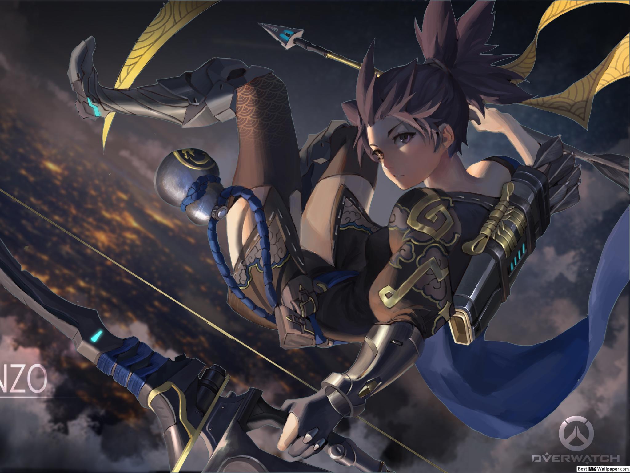 2048x1536 Overwatch (Hanzo) HD wallpaper download