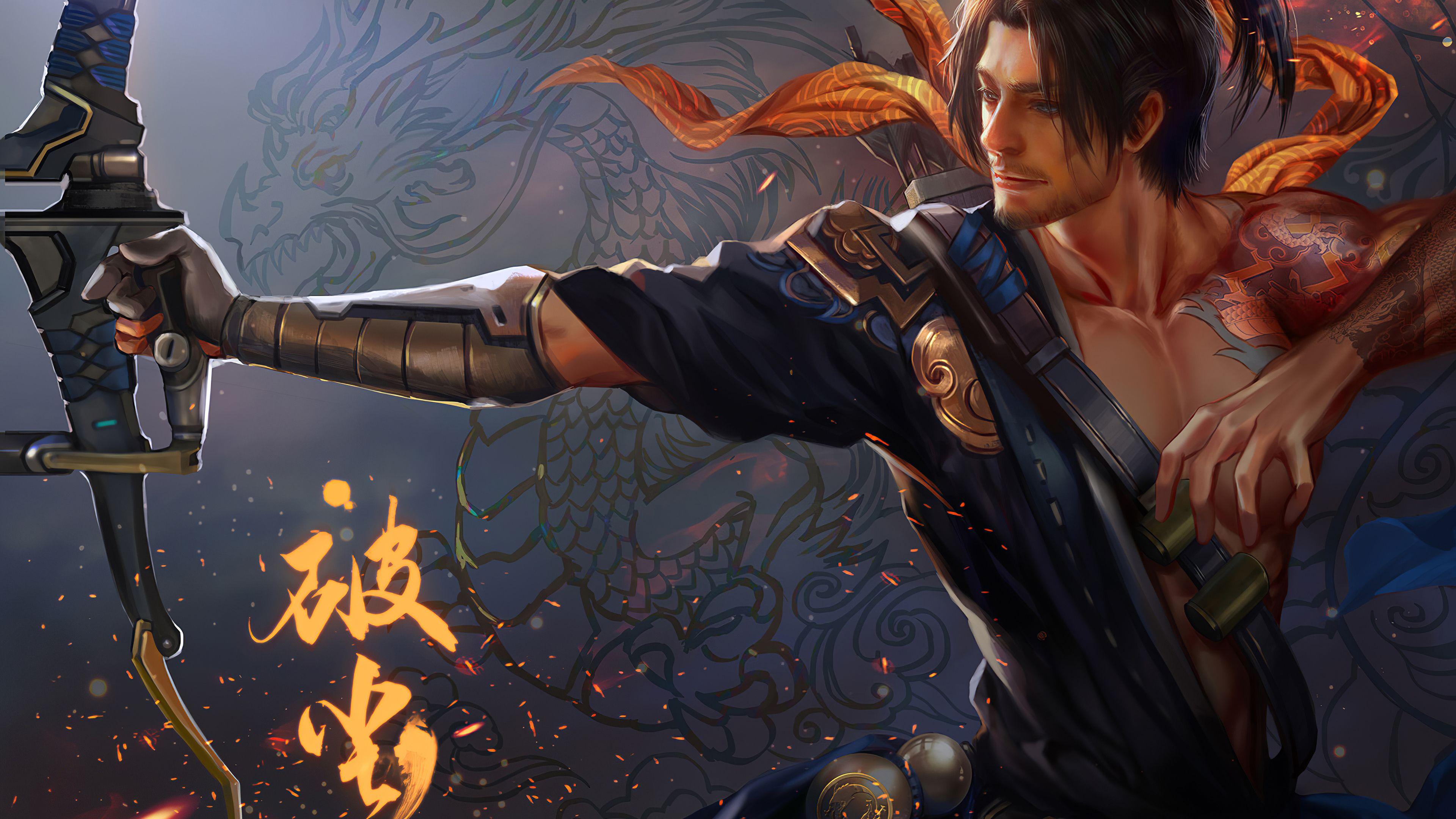 3840x2160 Hanzo Overwatch Artwork 4k 4k HD 4k Wallpaper, Image