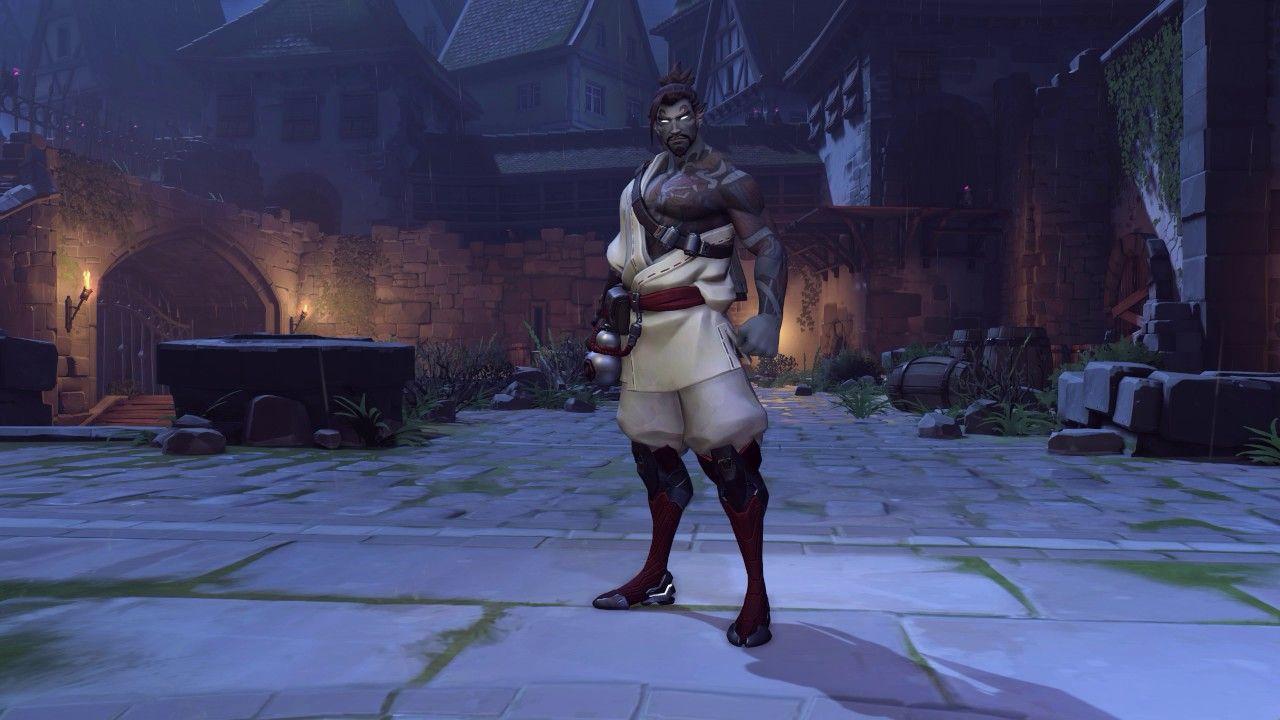 1280x720 Overwatch] Halloween animated wallpaper [Hanzo]