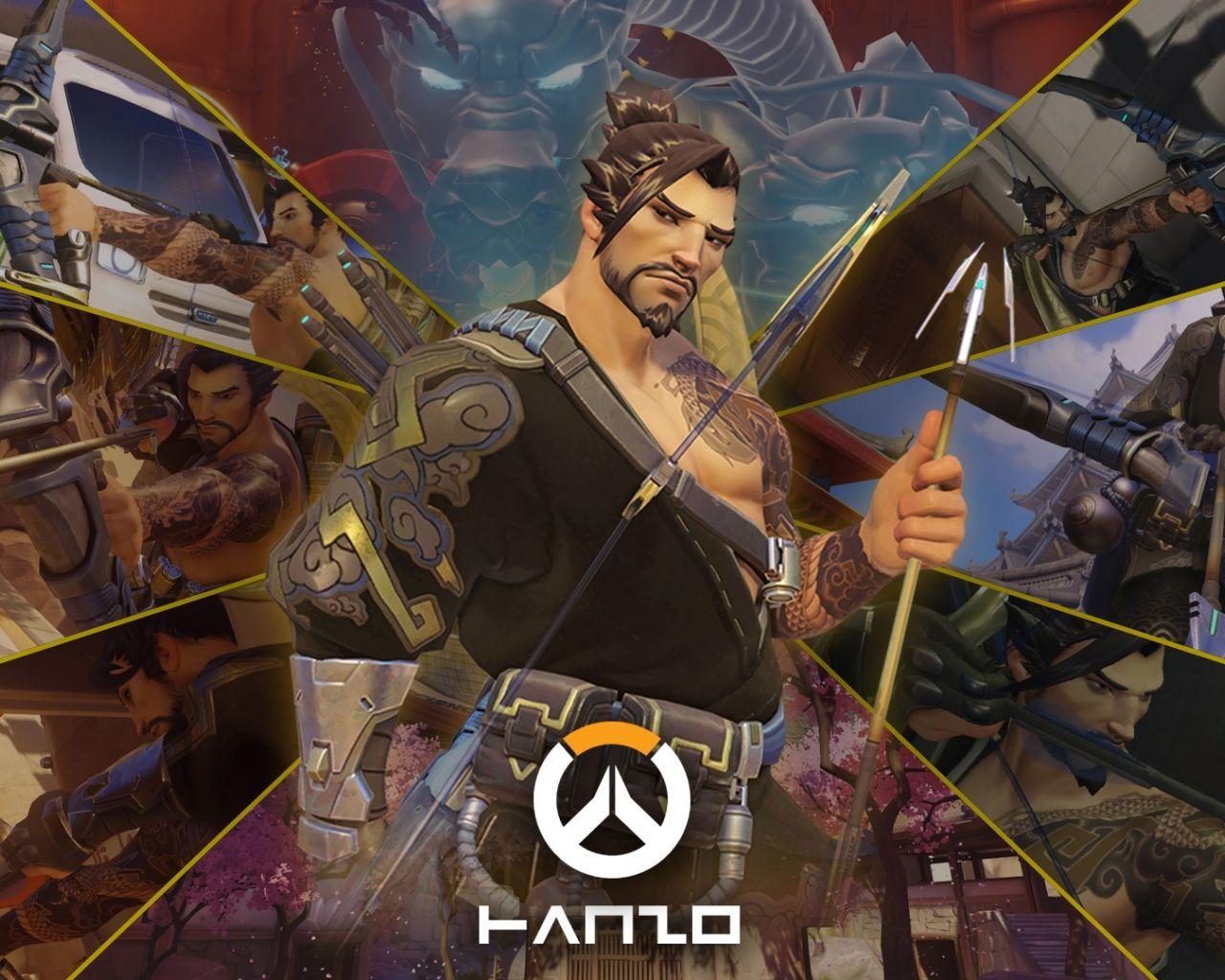 1280x1024 Free download Overwatch Excellent Wallpaper for Hanzo Reinhardt