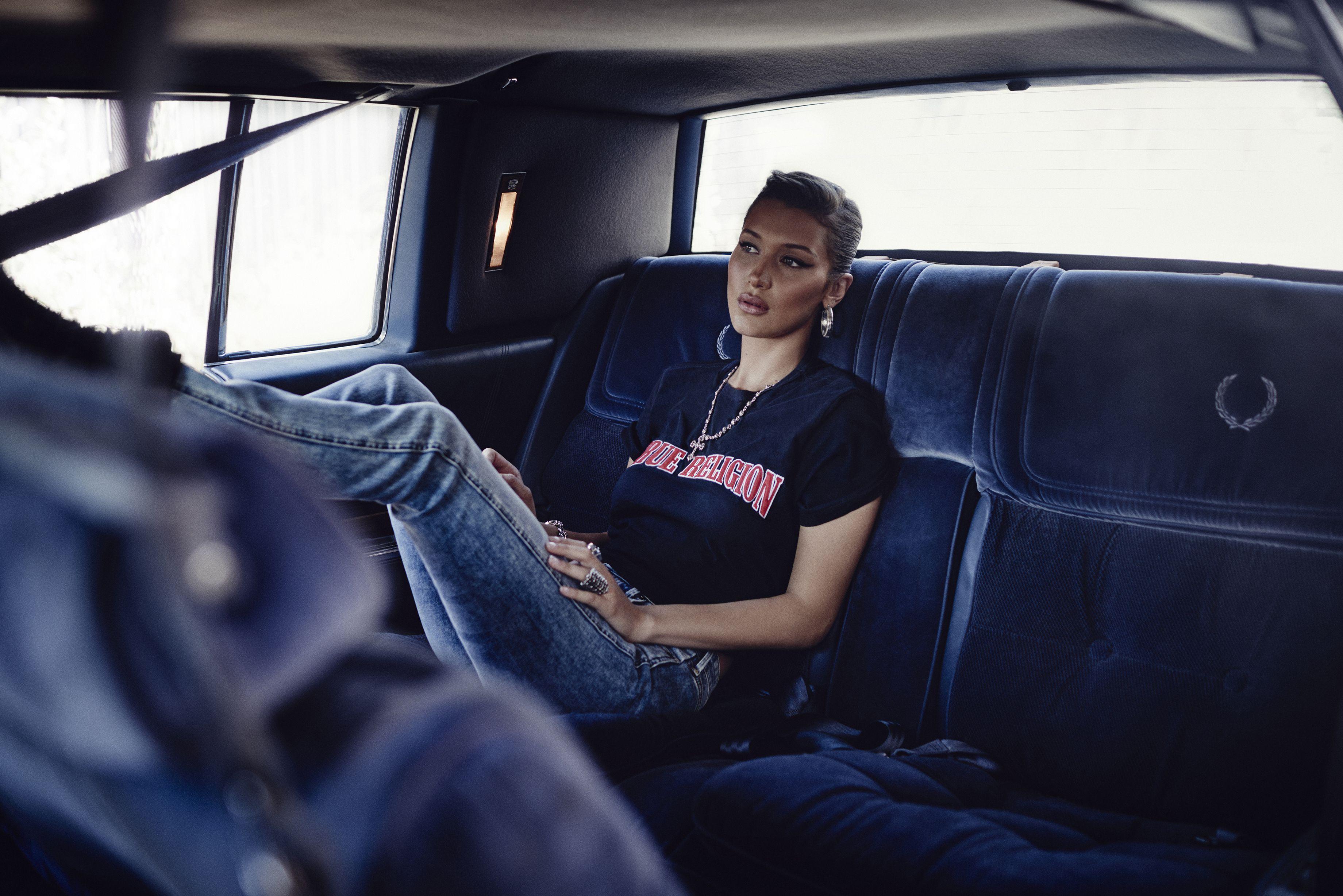 3680x2456 Bella Hadid True Religion HD Celebrities, 4k Wallpaper