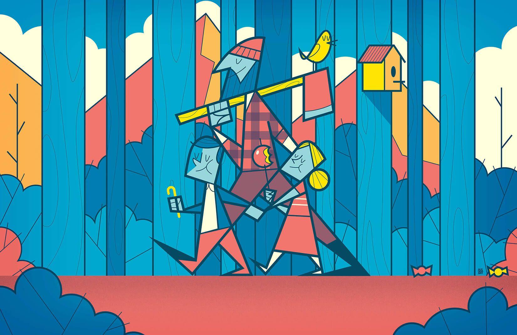 1650x1070 Hansel & Gretel Wallpaper Mural