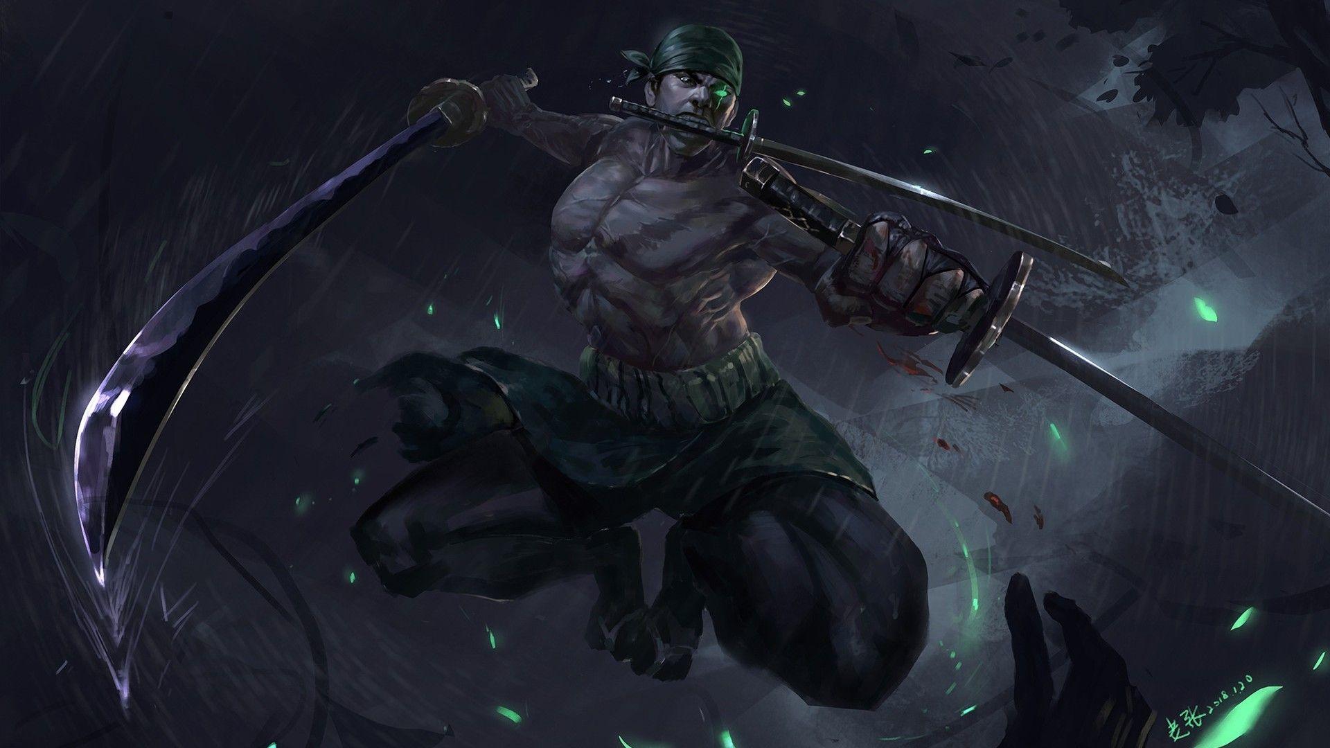 1920x1080 One Piece 4k Wallpaper Zoro Wallpaper For Desktop Background
