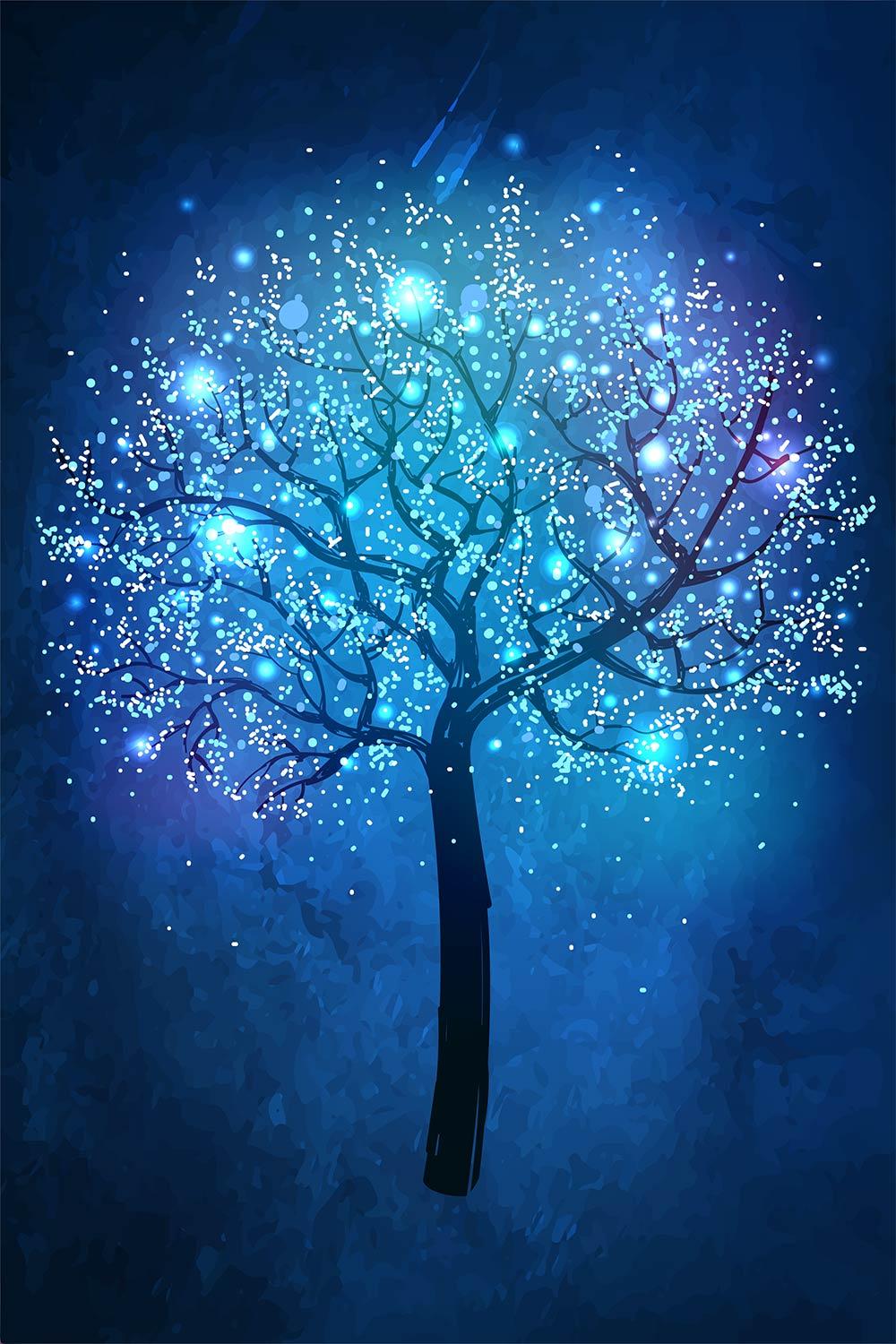 Blue Tree Wallpapers - Top Free Blue Tree Backgrounds - WallpaperAccess