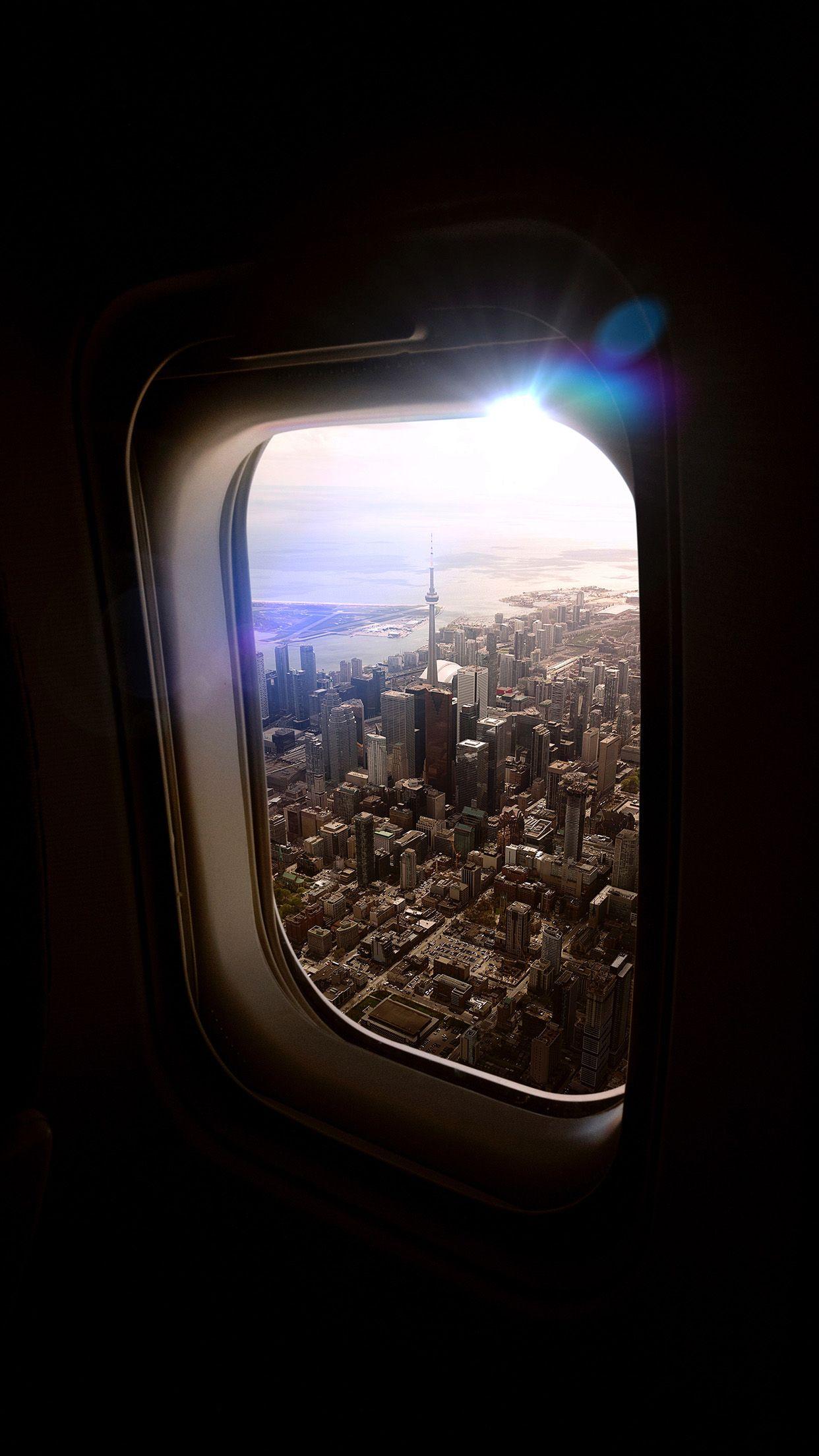 1242x2208 iPhone X wallpaper. nature airplane fly