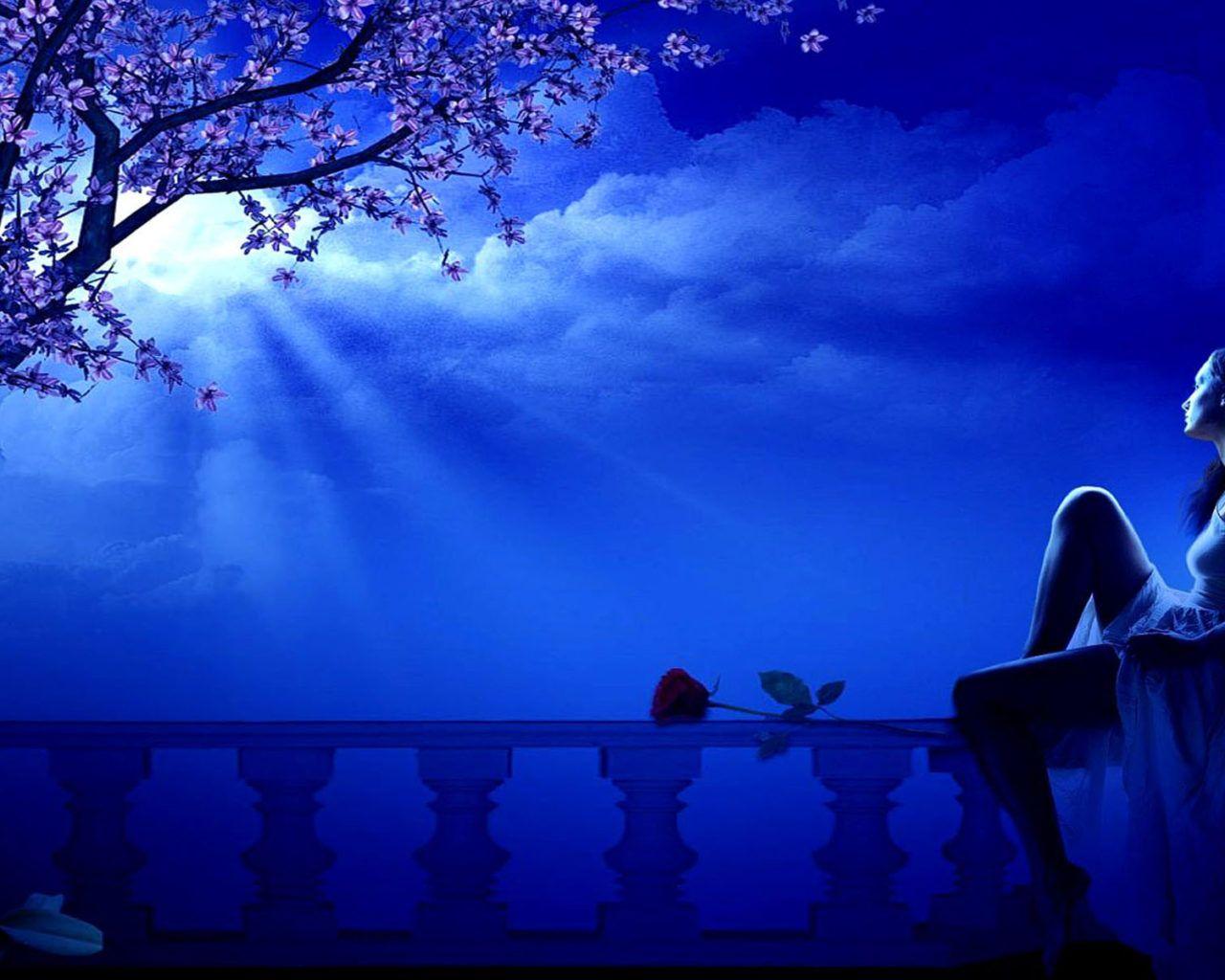 Blue Tree Wallpapers - Top Free Blue Tree Backgrounds - WallpaperAccess