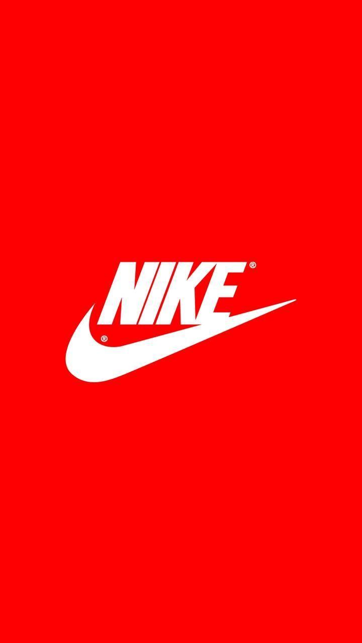 red nike logo wallpaper