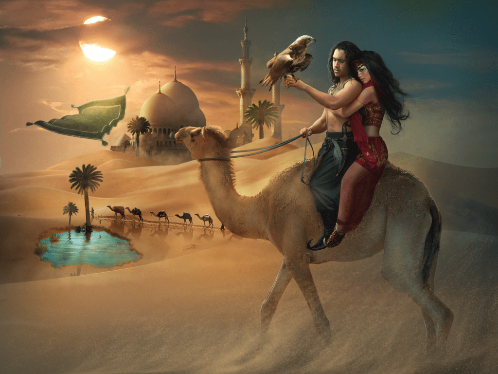 1024x768 RGB Wallpaper: 1001 Nights
