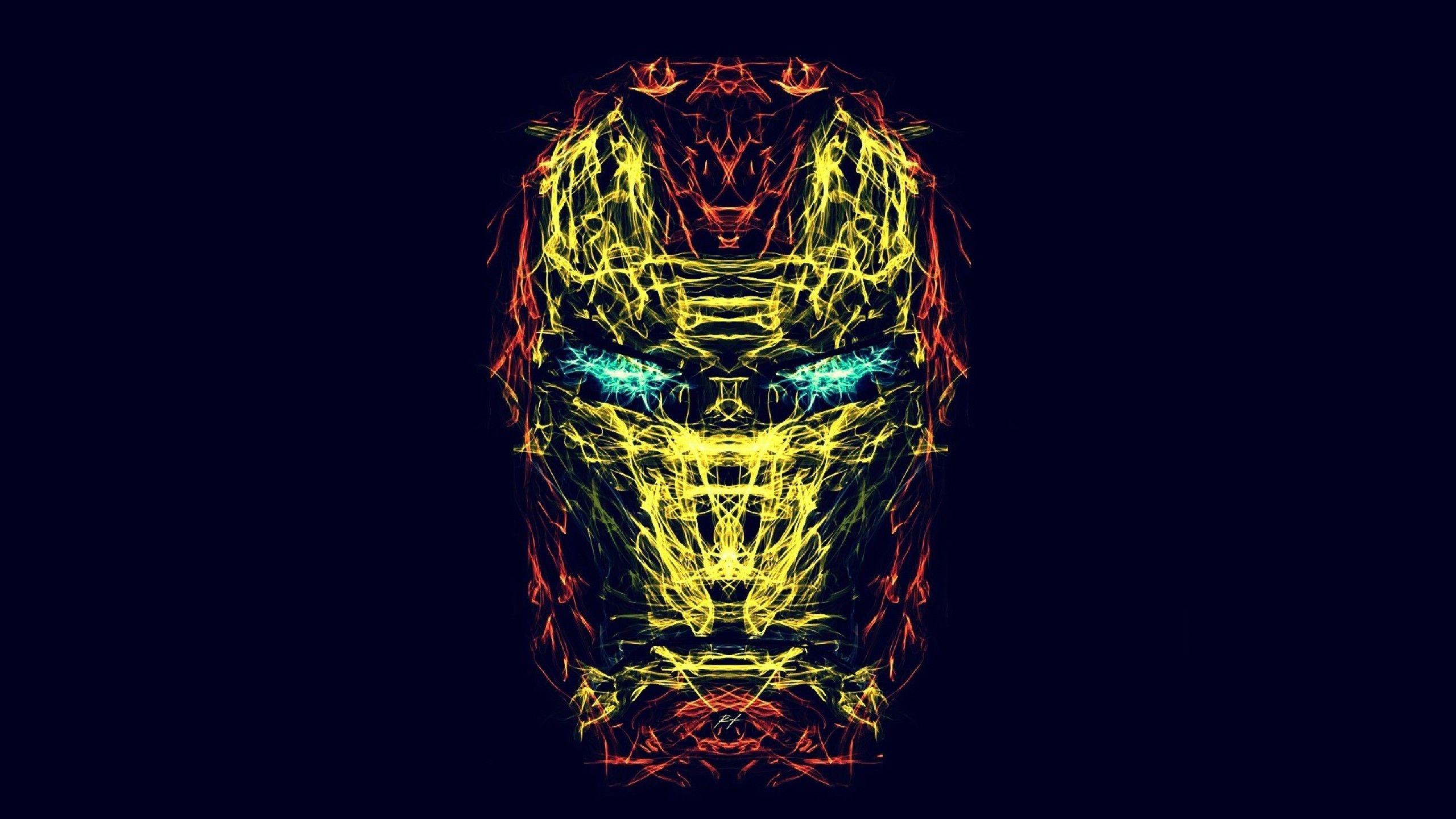 2560x1440 Iron Man Creative Abstract Art 1440P Resolution