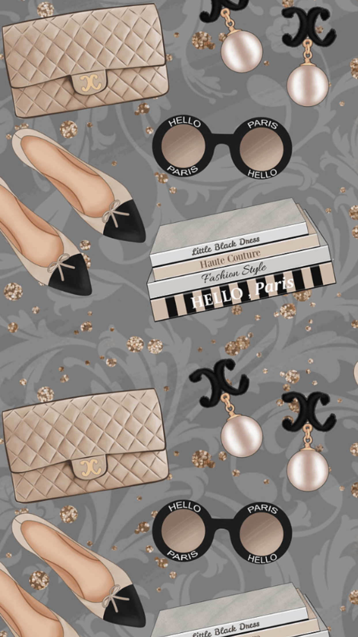 1242x2208 Wallpaper. Chanel wallpaper