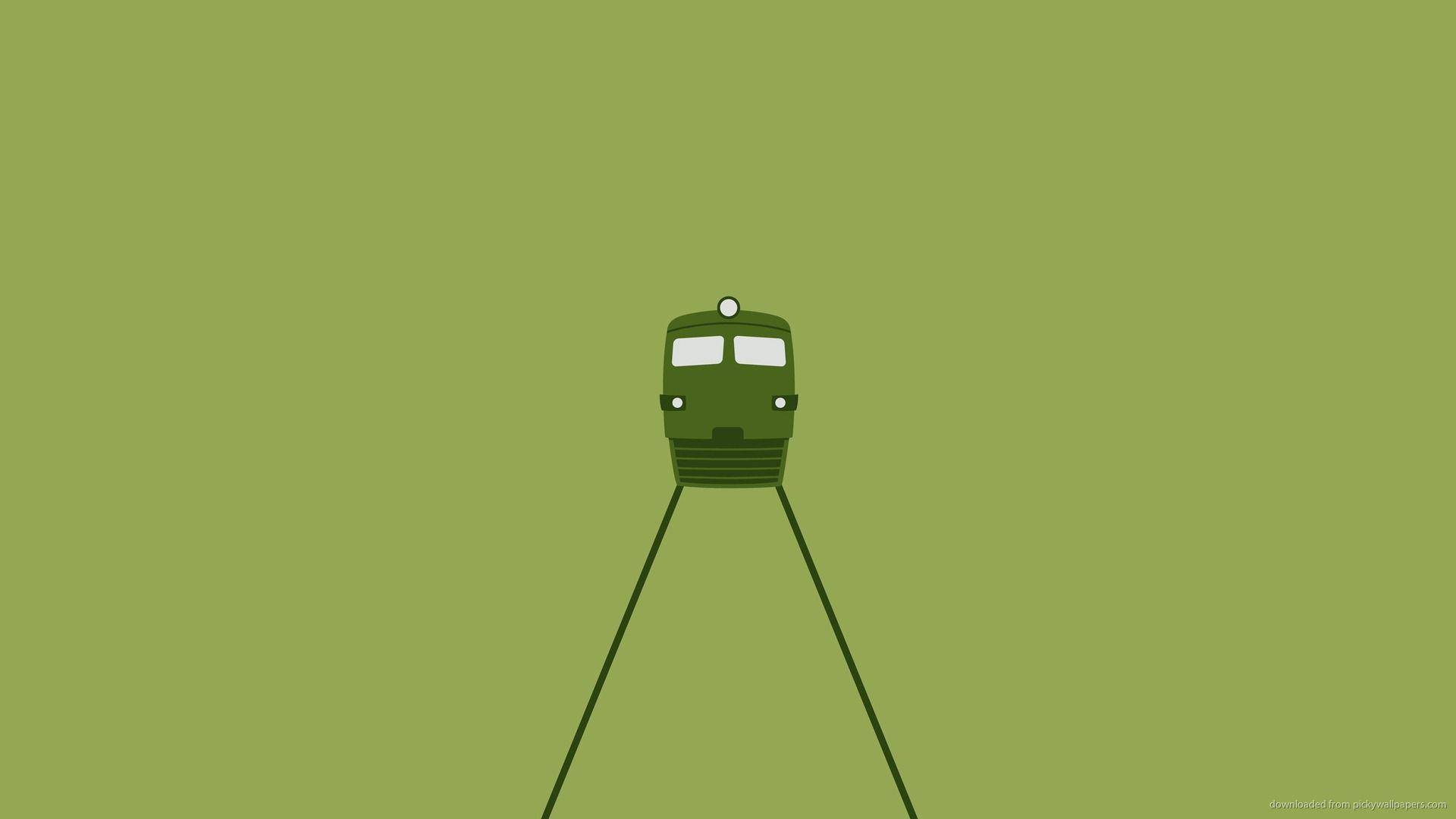 1920x1080 Minimal Train wallpaper. Minimalist wallpaper, Desktop wallpaper