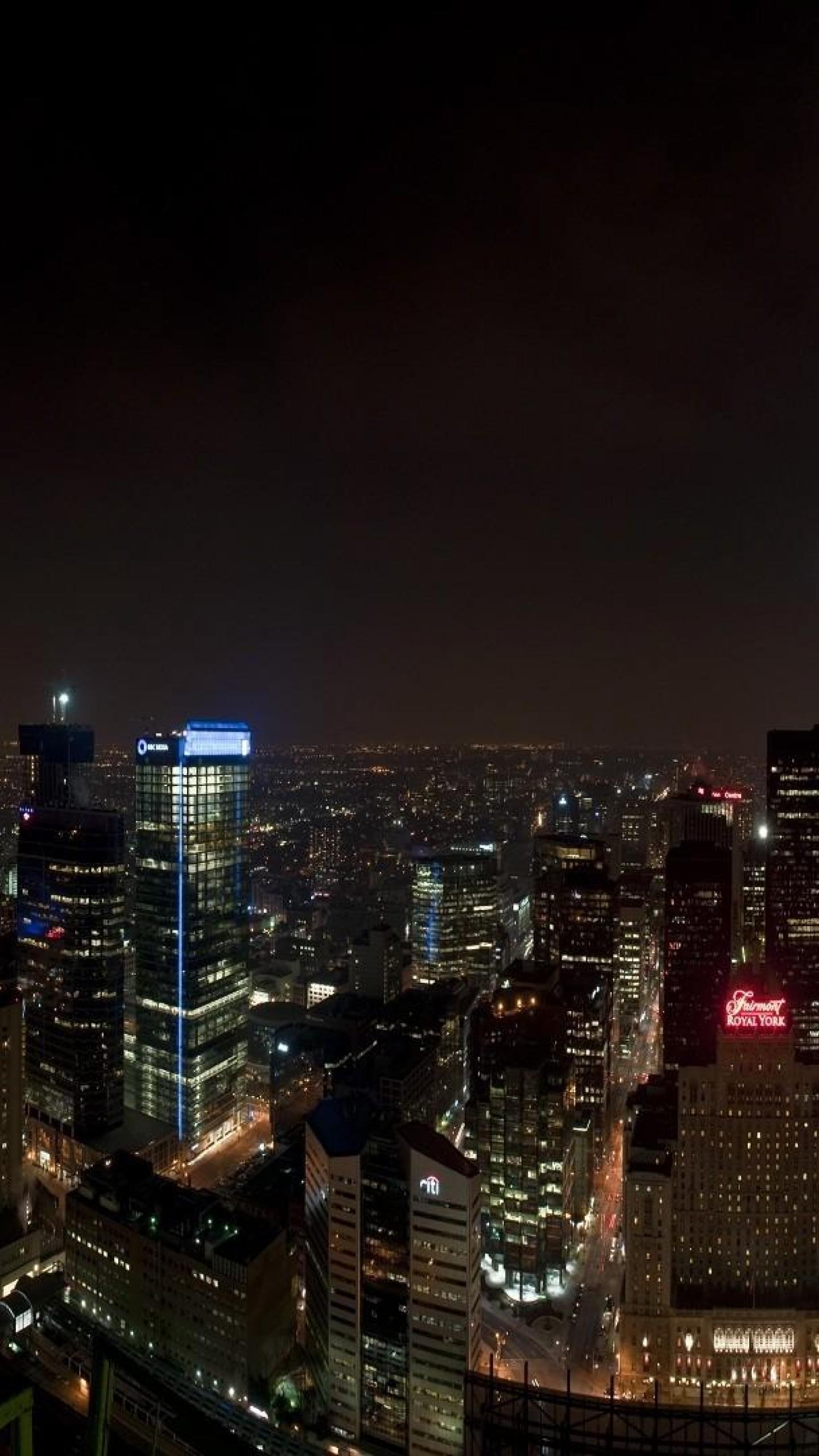 1440x2560 Toronto At Night Wallpaper, 286.09 Kb