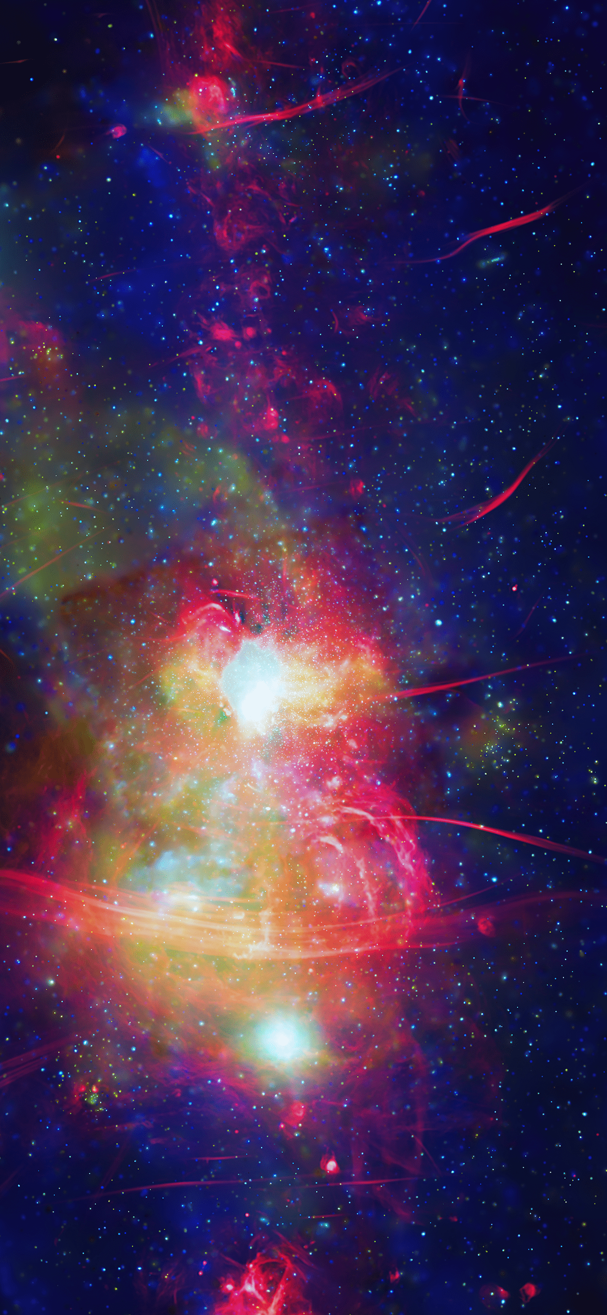 1242x2688 Galaxy IPhone Wallpaper From Chandra X Ray Observatory