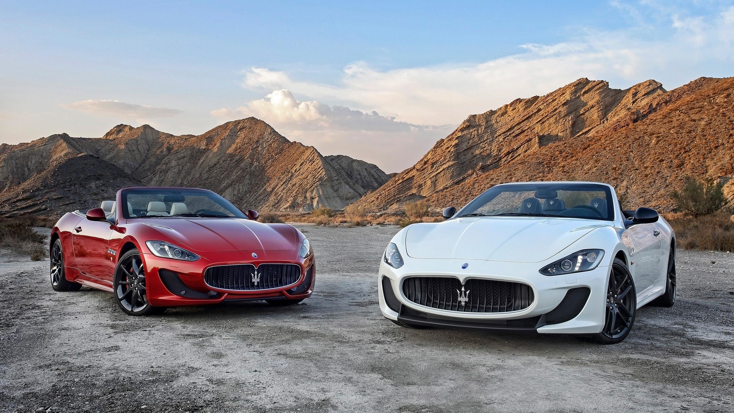 2560x1440 Maserati GranCabrio MC HD desktop wallpaper : Widescreen