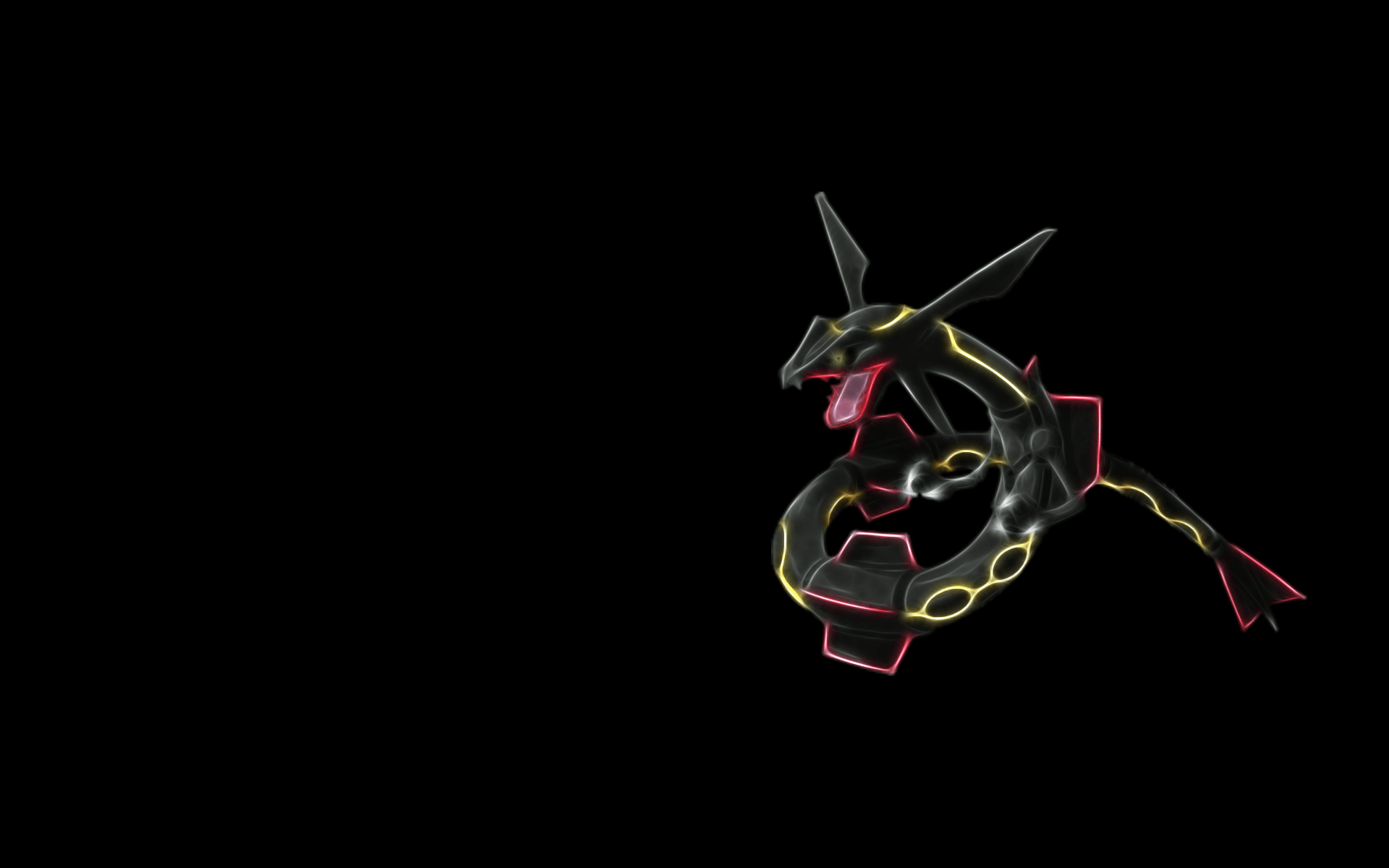 Shiny mega rayquaza HD wallpapers