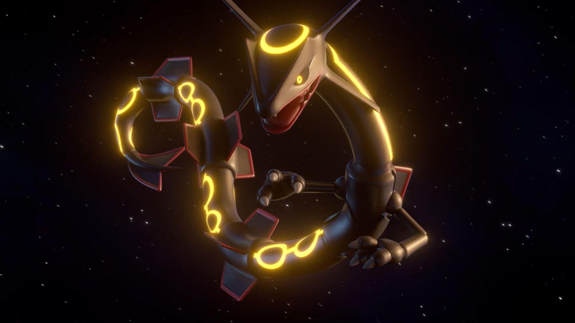 Shiny mega rayquaza HD wallpapers