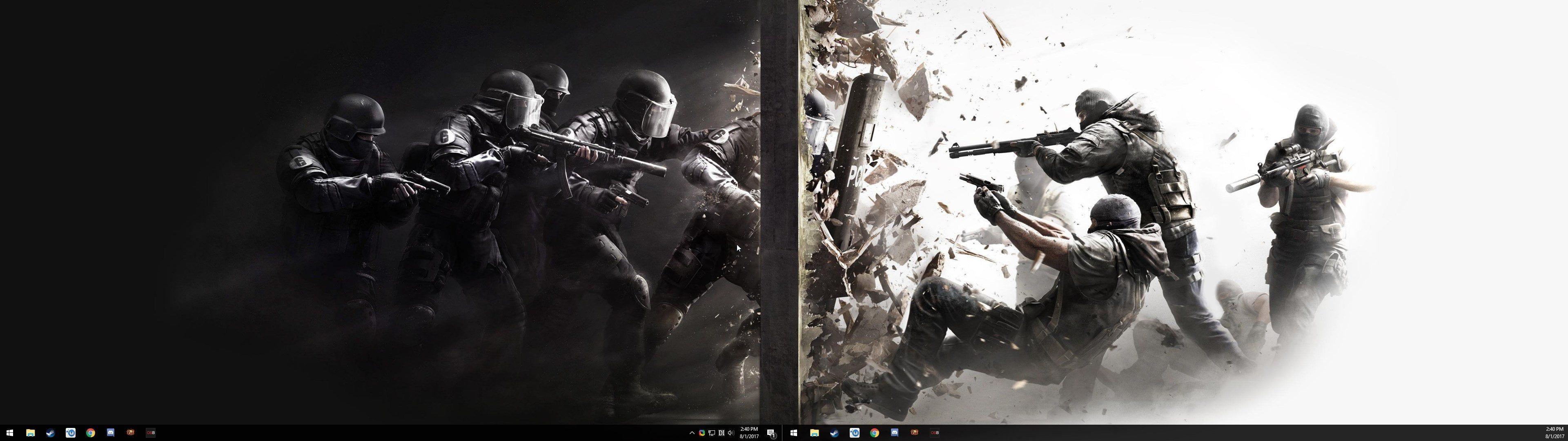 3840x1080 Amazing Siege Dual Monitor Wallpaper